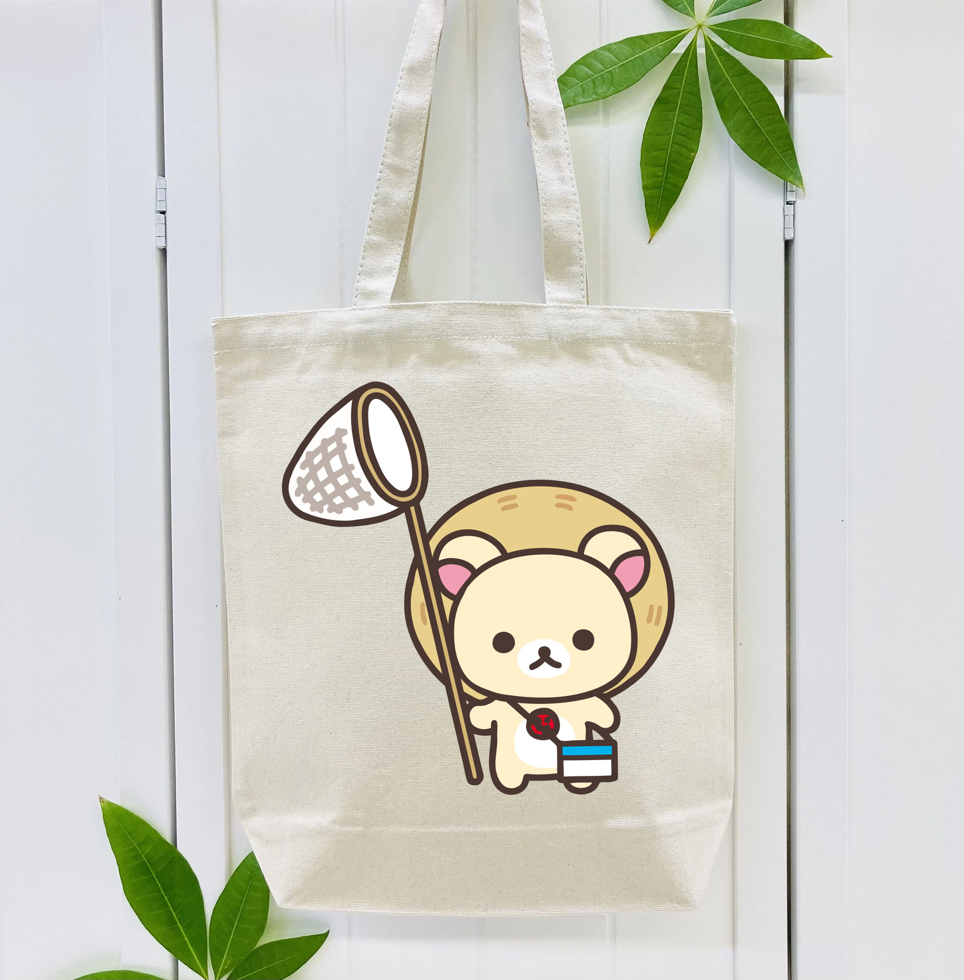 リラックマ リラックマ キイロイトリ Rilakkuma Korilakkuma Kiiroitori 縦型キャンバス生地手提げバッグ　トートバッグ