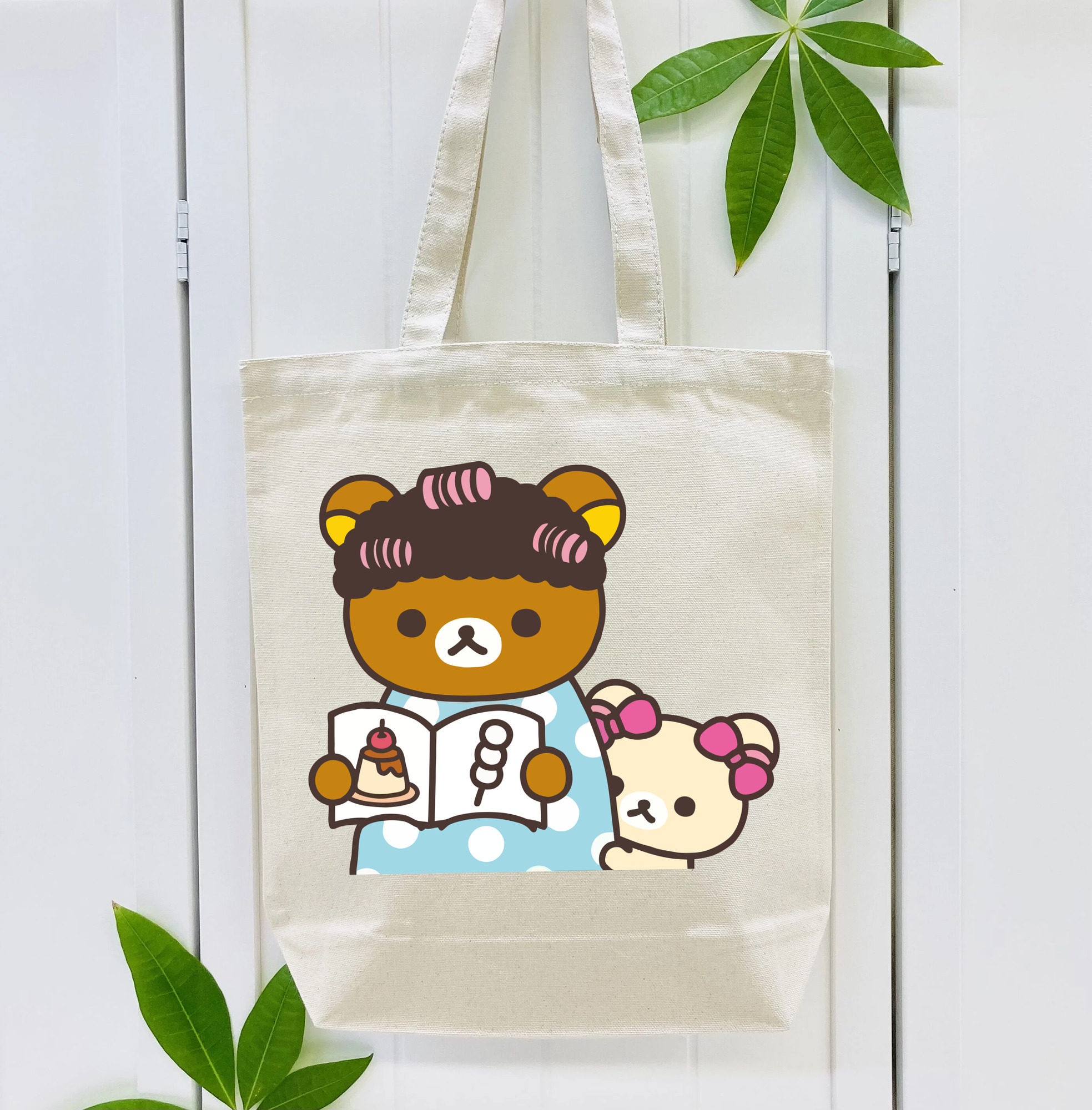 リラックマ リラックマ キイロイトリ Rilakkuma Korilakkuma Kiiroitori 縦型キャンバス生地手提げバッグ　トートバッグ