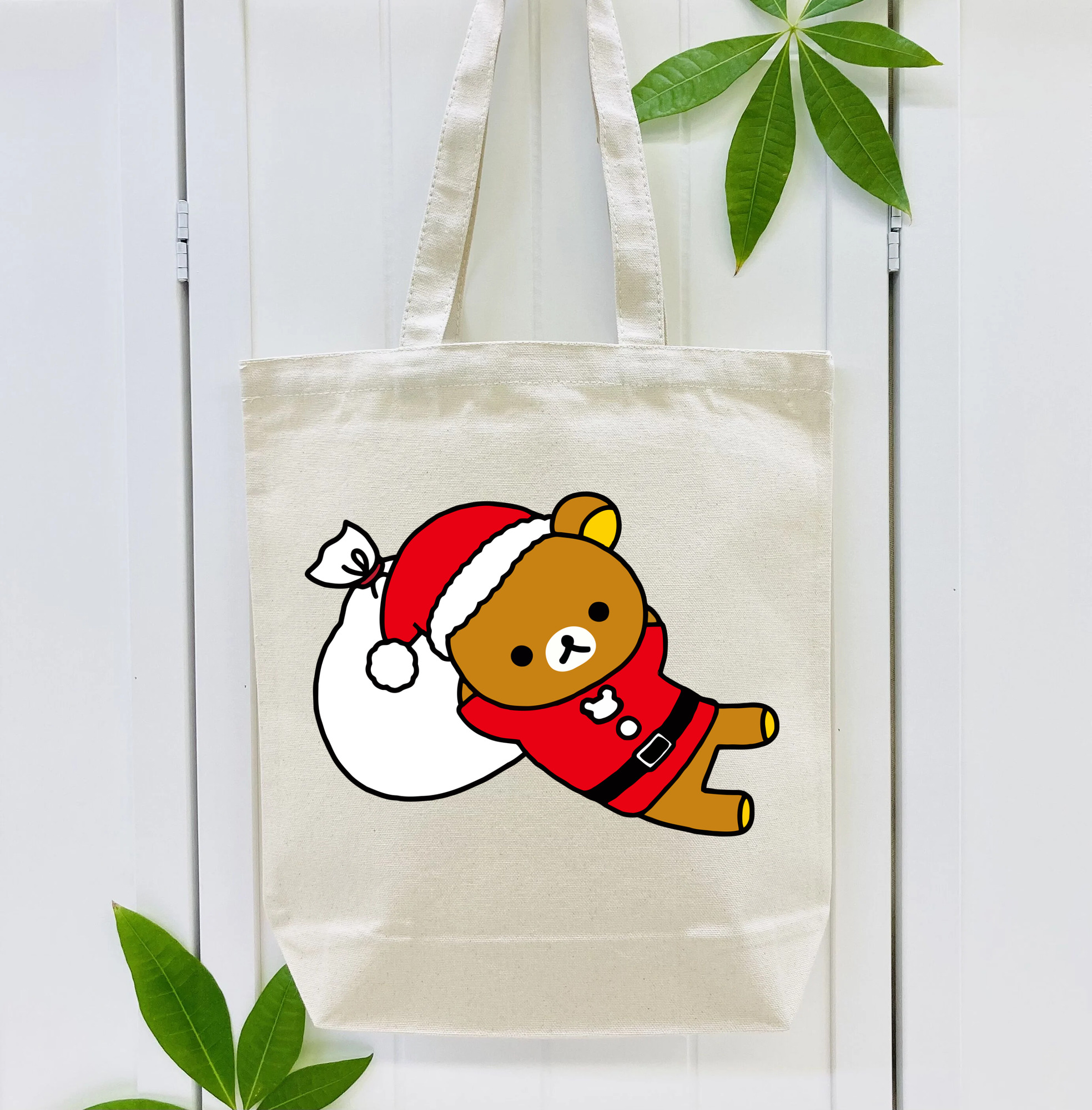 リラックマ リラックマ キイロイトリ Rilakkuma Korilakkuma Kiiroitori 縦型キャンバス生地手提げバッグ　トートバッグ