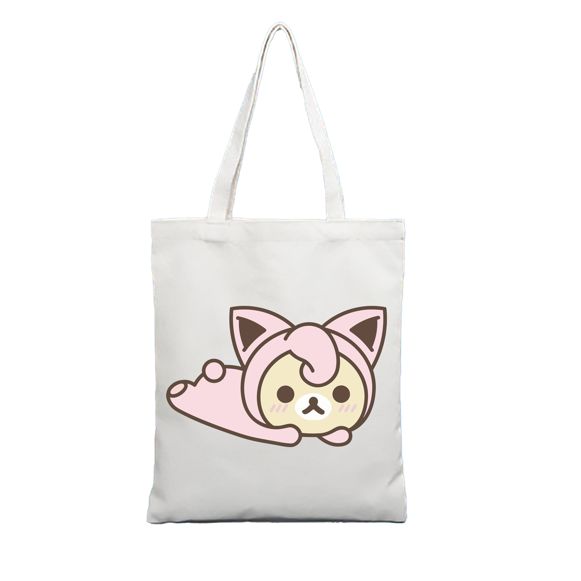 （画像用） リラックマ リラックマ キイロイトリ Rilakkuma Korilakkuma Kiiroitori 縦型キャンバス生地手提げバッグ　トートバッグ