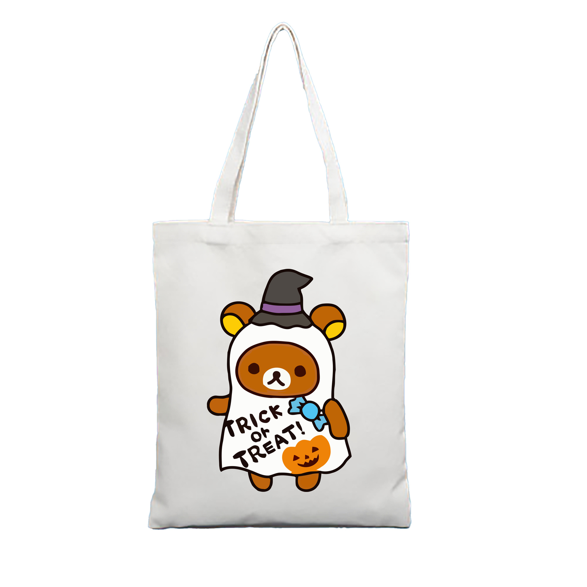 （画像用） リラックマ リラックマ キイロイトリ Rilakkuma Korilakkuma Kiiroitori 縦型キャンバス生地手提げバッグ　トートバッグ