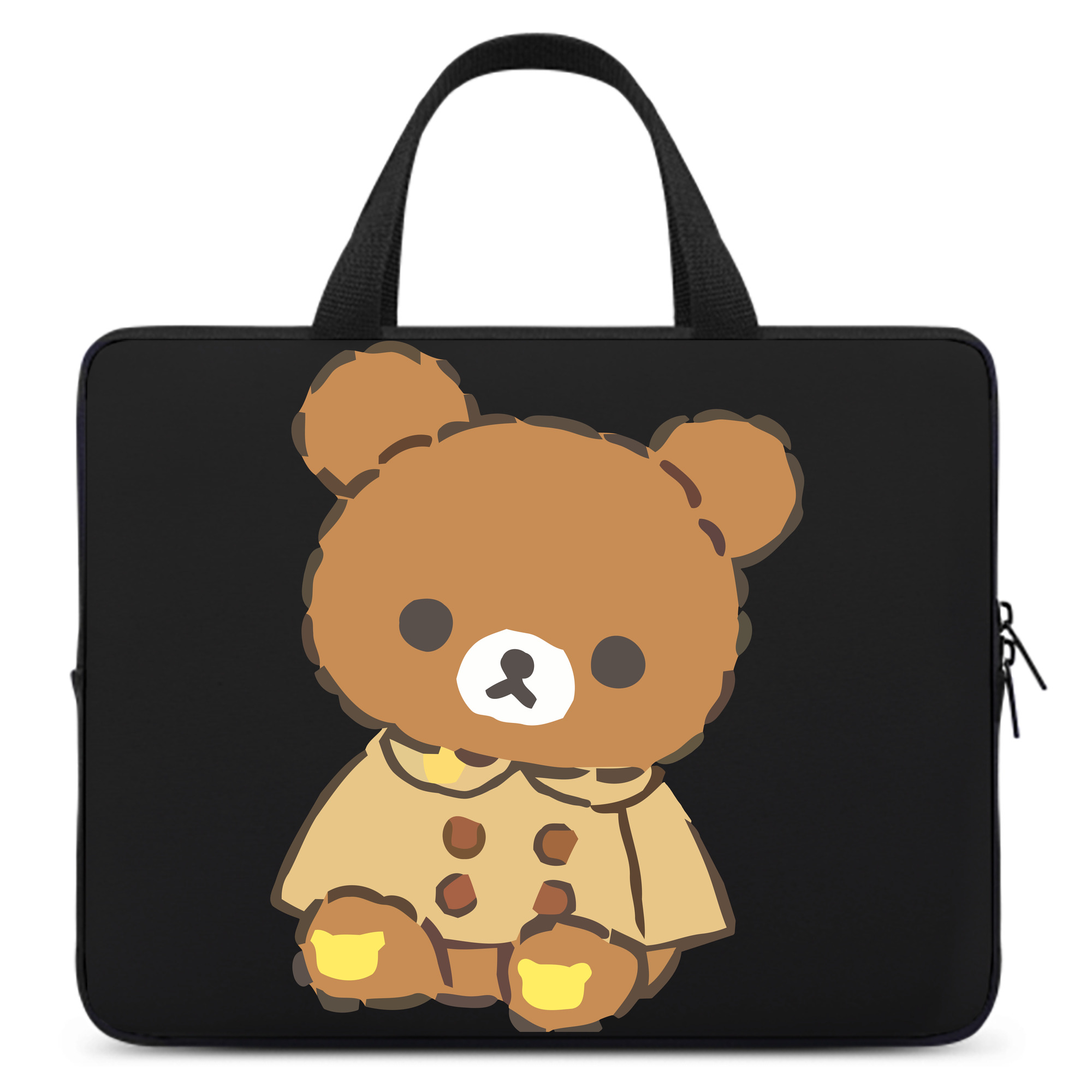 （画像用） リラックマ リラックマ キイロイトリ Rilakkuma Korilakkuma Kiiroitori 手提げノートパソコンバッグ