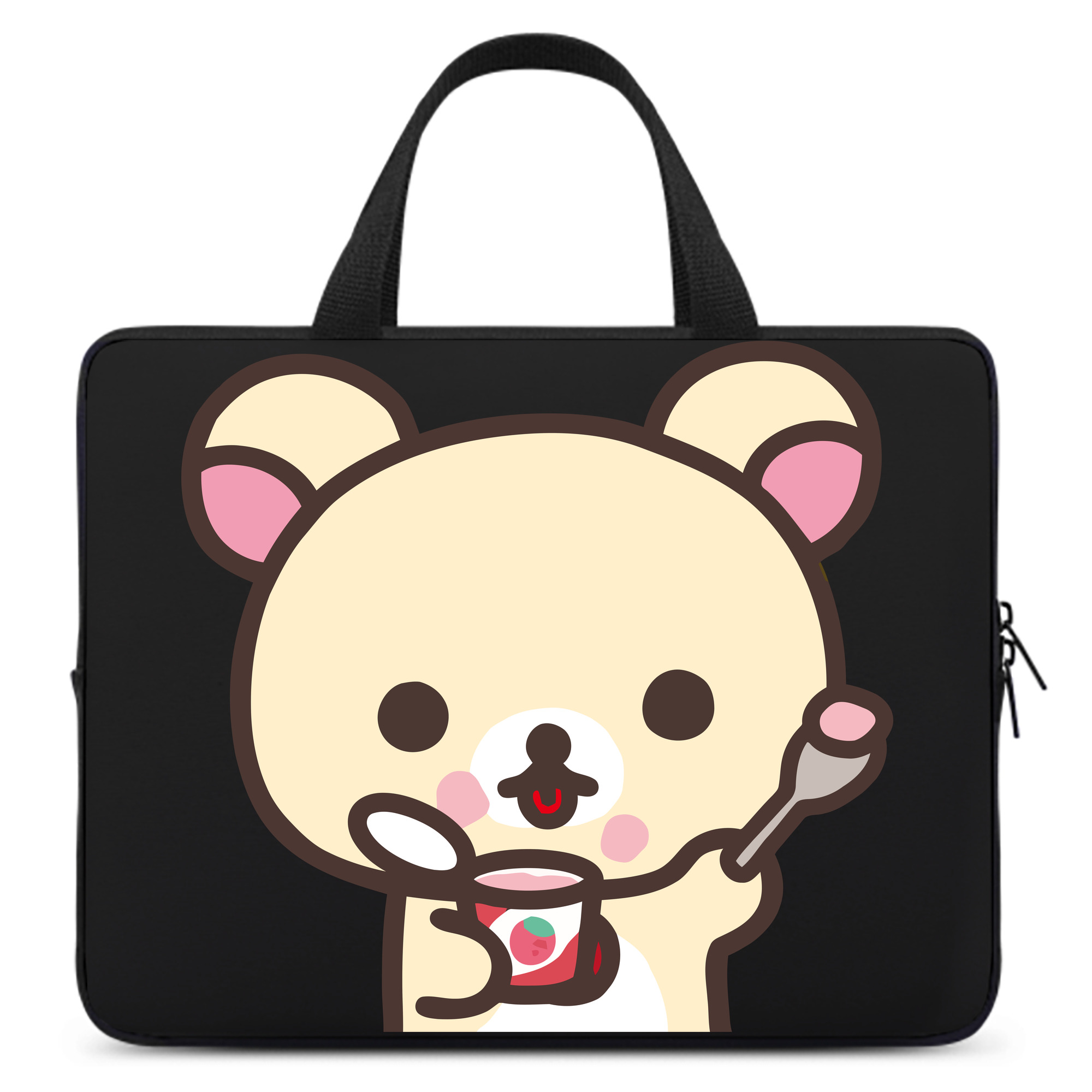 （画像用） リラックマ リラックマ キイロイトリ Rilakkuma Korilakkuma Kiiroitori 手提げノートパソコンバッグ
