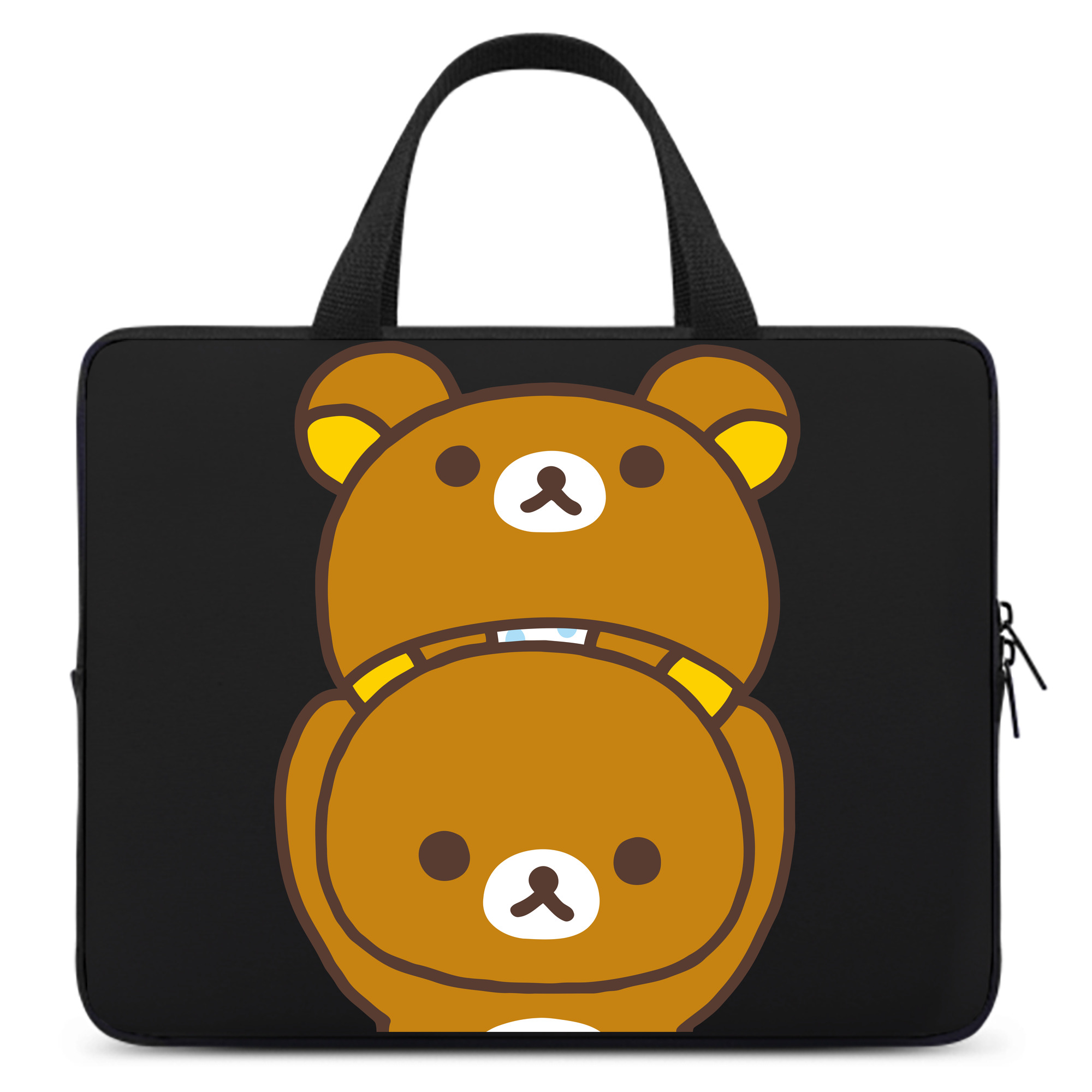 （画像用） リラックマ リラックマ キイロイトリ Rilakkuma Korilakkuma Kiiroitori 手提げノートパソコンバッグ