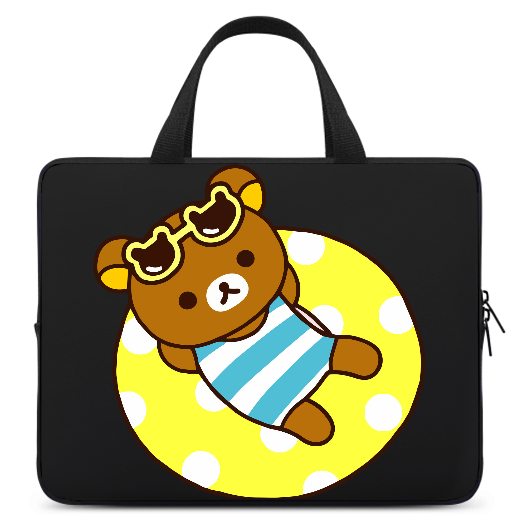 （画像用） リラックマ リラックマ キイロイトリ Rilakkuma Korilakkuma Kiiroitori 手提げノートパソコンバッグ