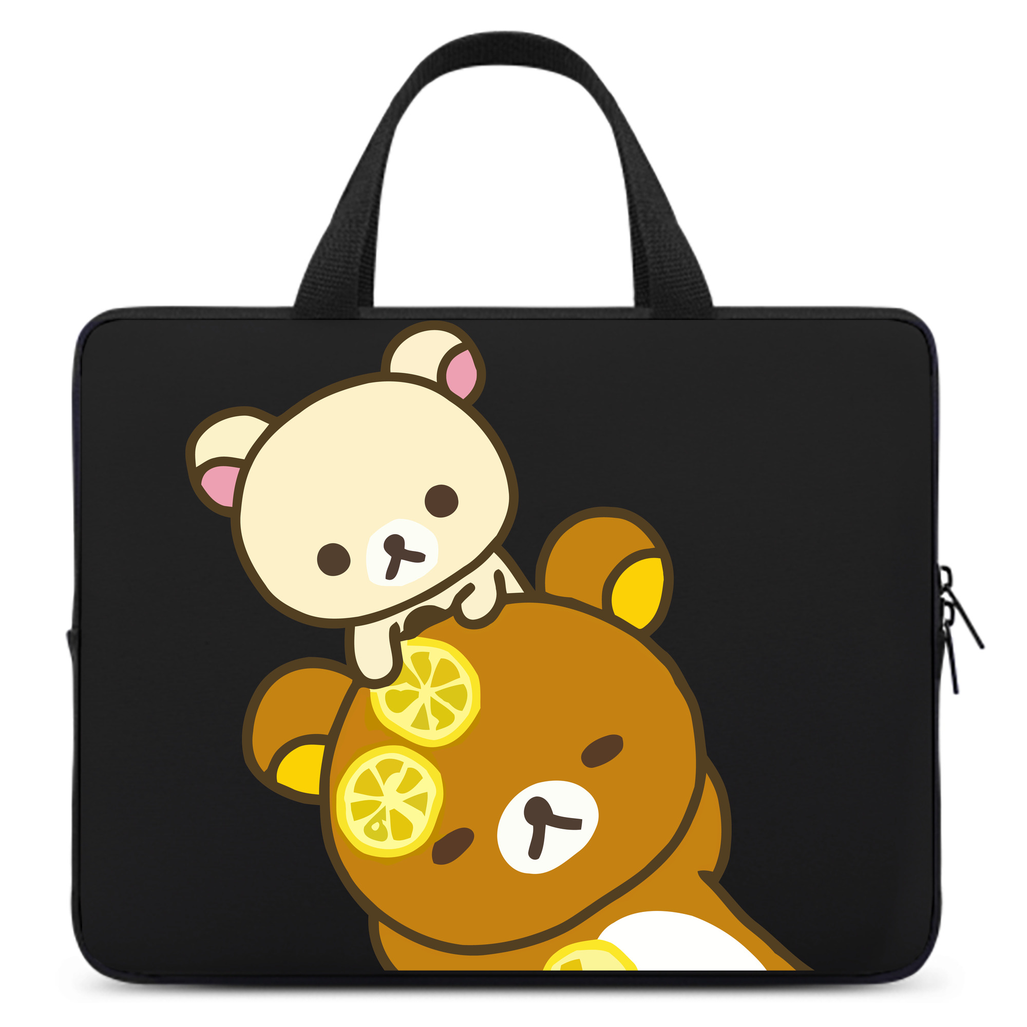 （画像用） リラックマ リラックマ キイロイトリ Rilakkuma Korilakkuma Kiiroitori 手提げノートパソコンバッグ