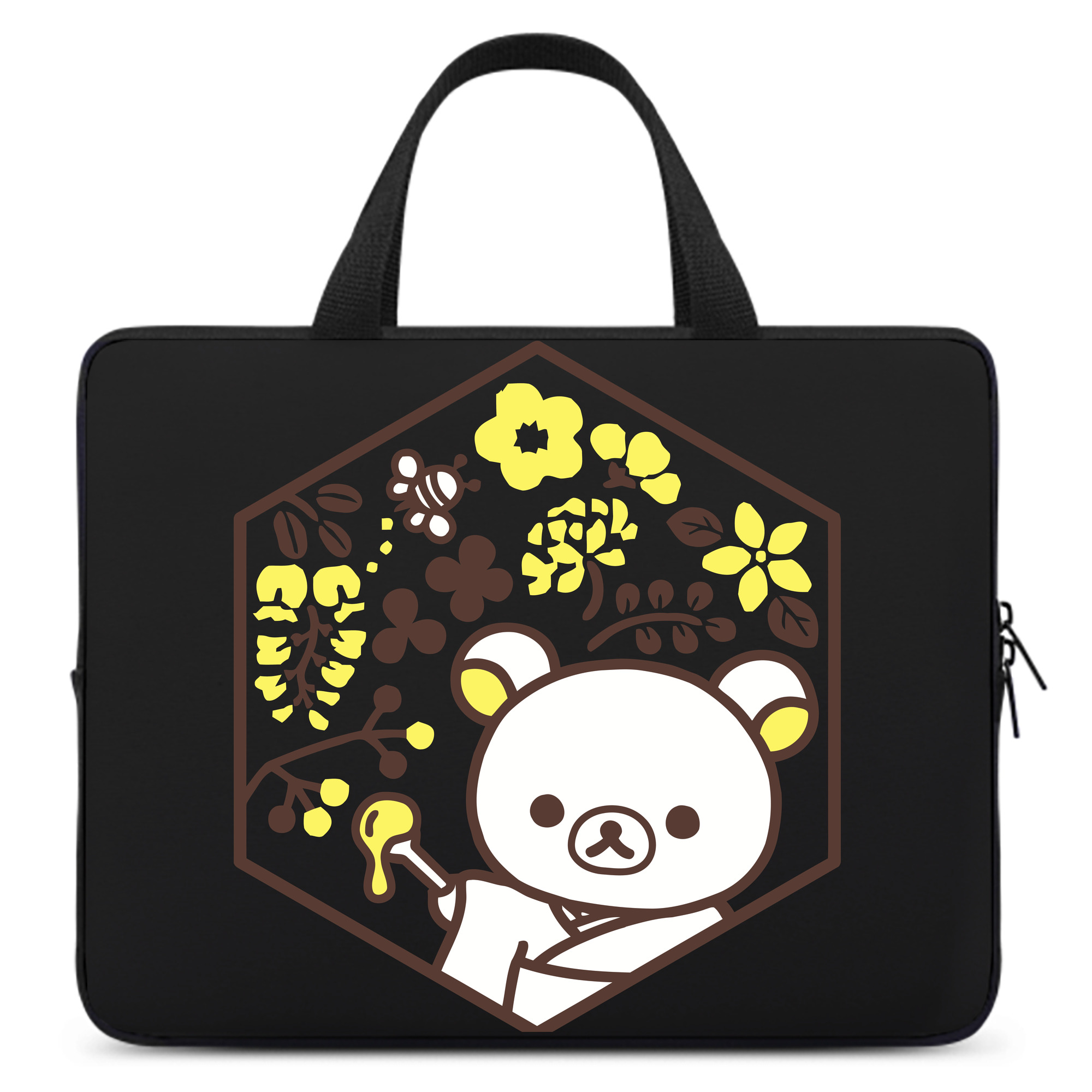 （画像用） リラックマ リラックマ キイロイトリ Rilakkuma Korilakkuma Kiiroitori 手提げノートパソコンバッグ