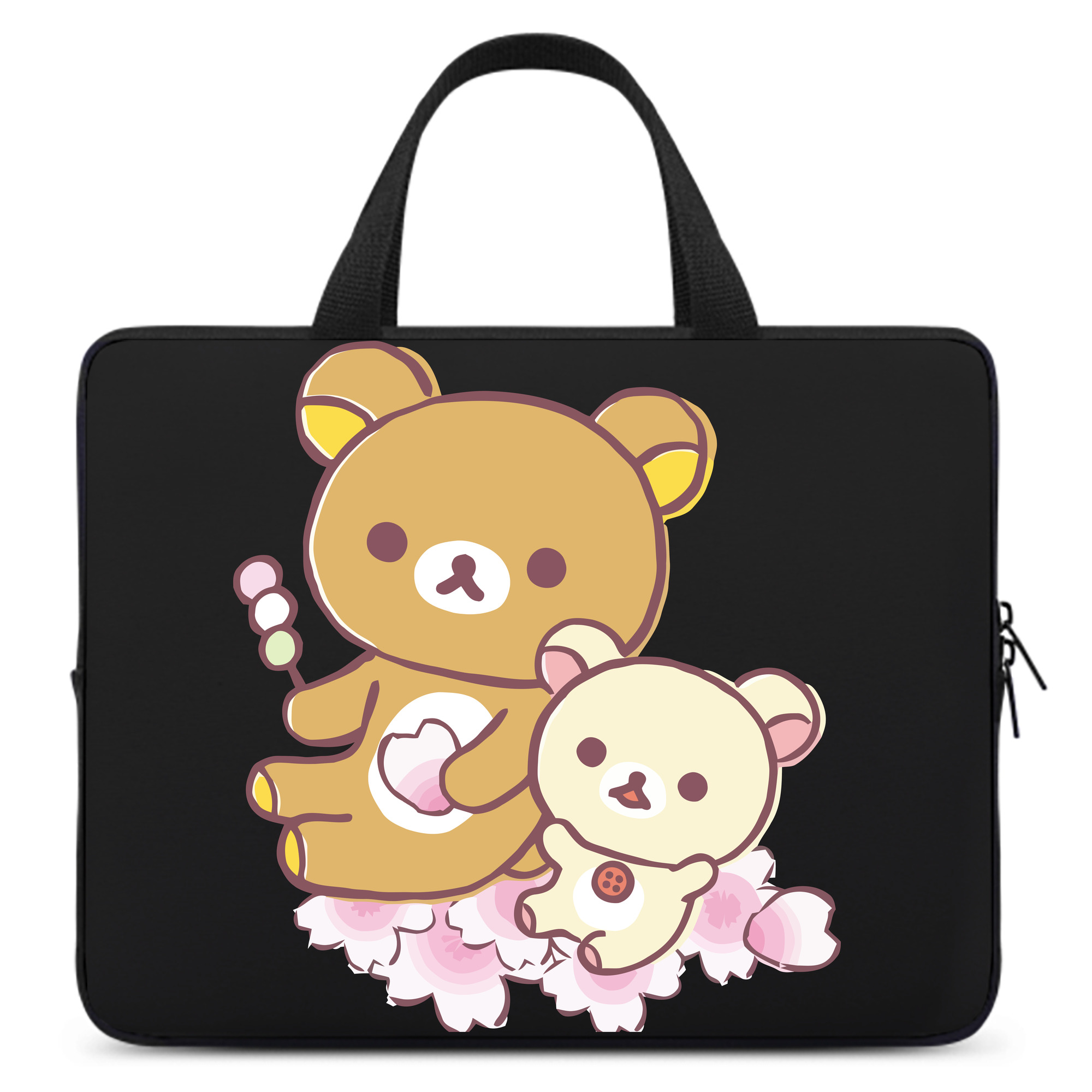 （画像用） リラックマ リラックマ キイロイトリ Rilakkuma Korilakkuma Kiiroitori 手提げノートパソコンバッグ