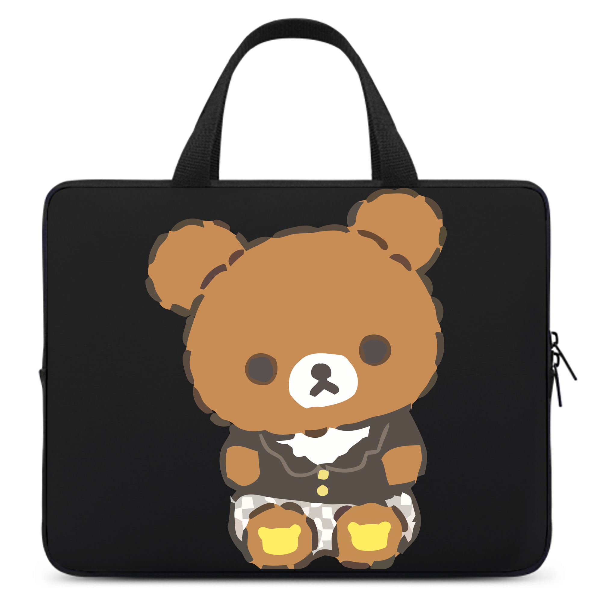 （画像用） リラックマ リラックマ キイロイトリ Rilakkuma Korilakkuma Kiiroitori 手提げノートパソコンバッグ
