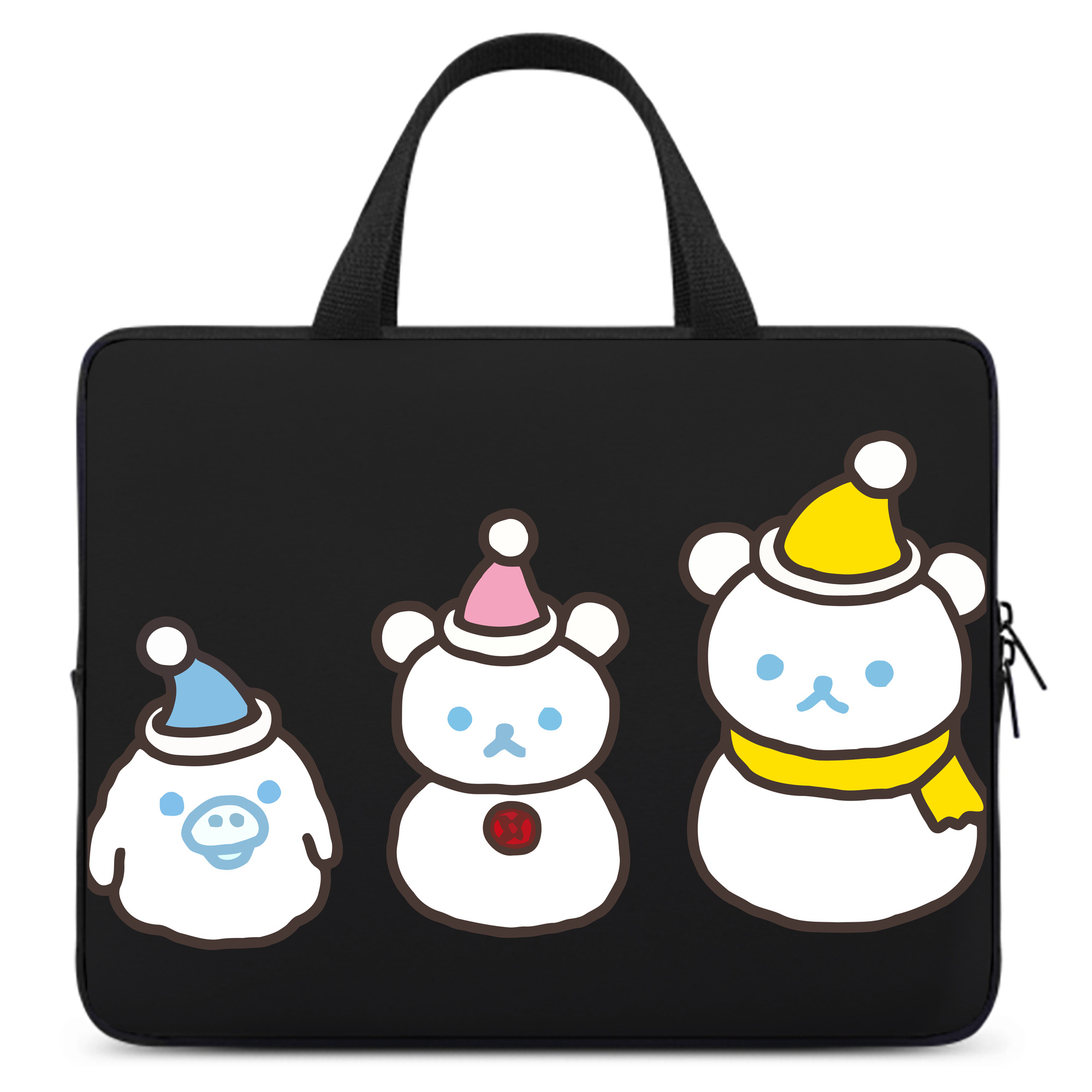 （画像用） リラックマ リラックマ キイロイトリ Rilakkuma Korilakkuma Kiiroitori 手提げノートパソコンバッグ