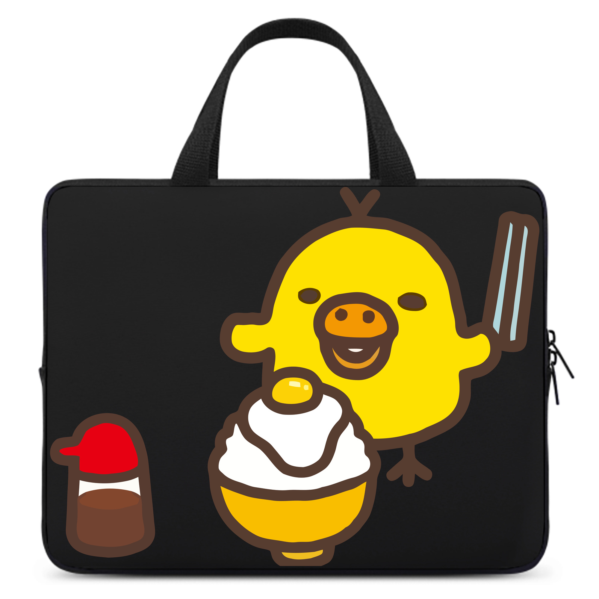 （画像用） リラックマ リラックマ キイロイトリ Rilakkuma Korilakkuma Kiiroitori 手提げノートパソコンバッグ