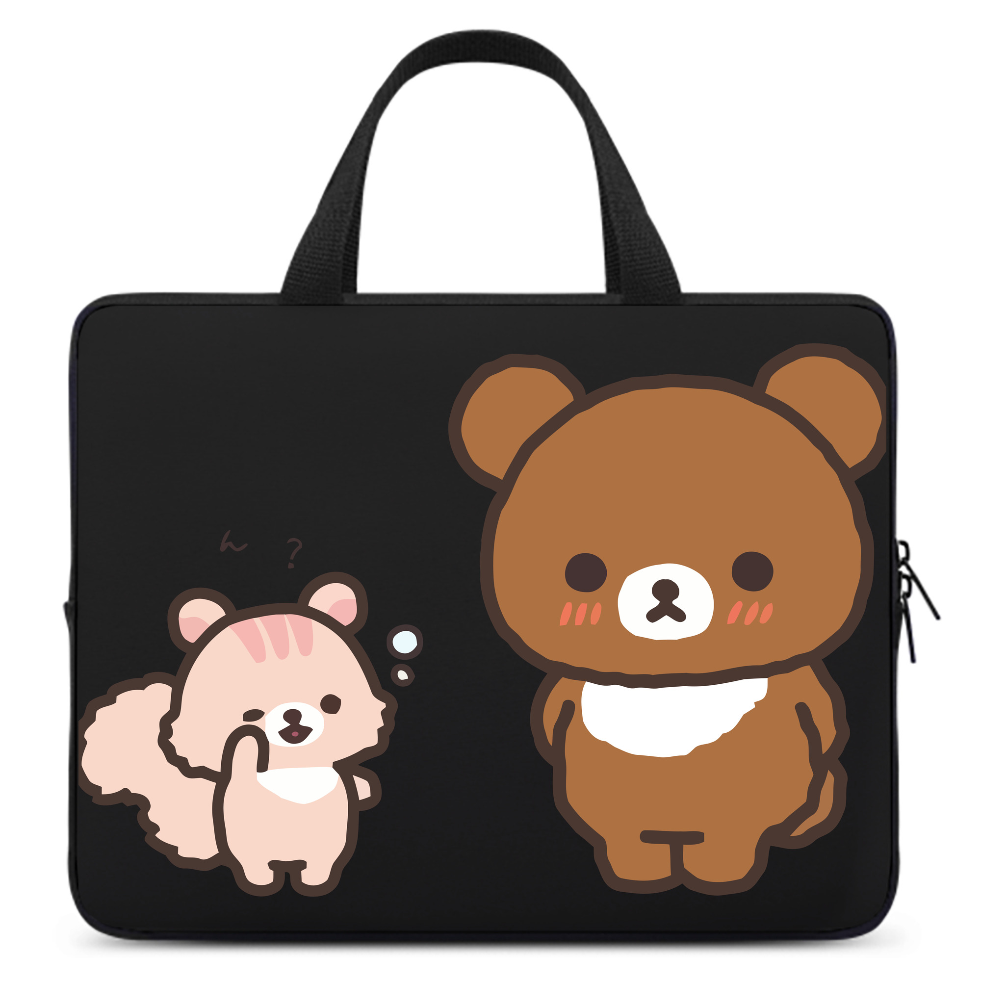 （画像用） リラックマ リラックマ キイロイトリ Rilakkuma Korilakkuma Kiiroitori 手提げノートパソコンバッグ