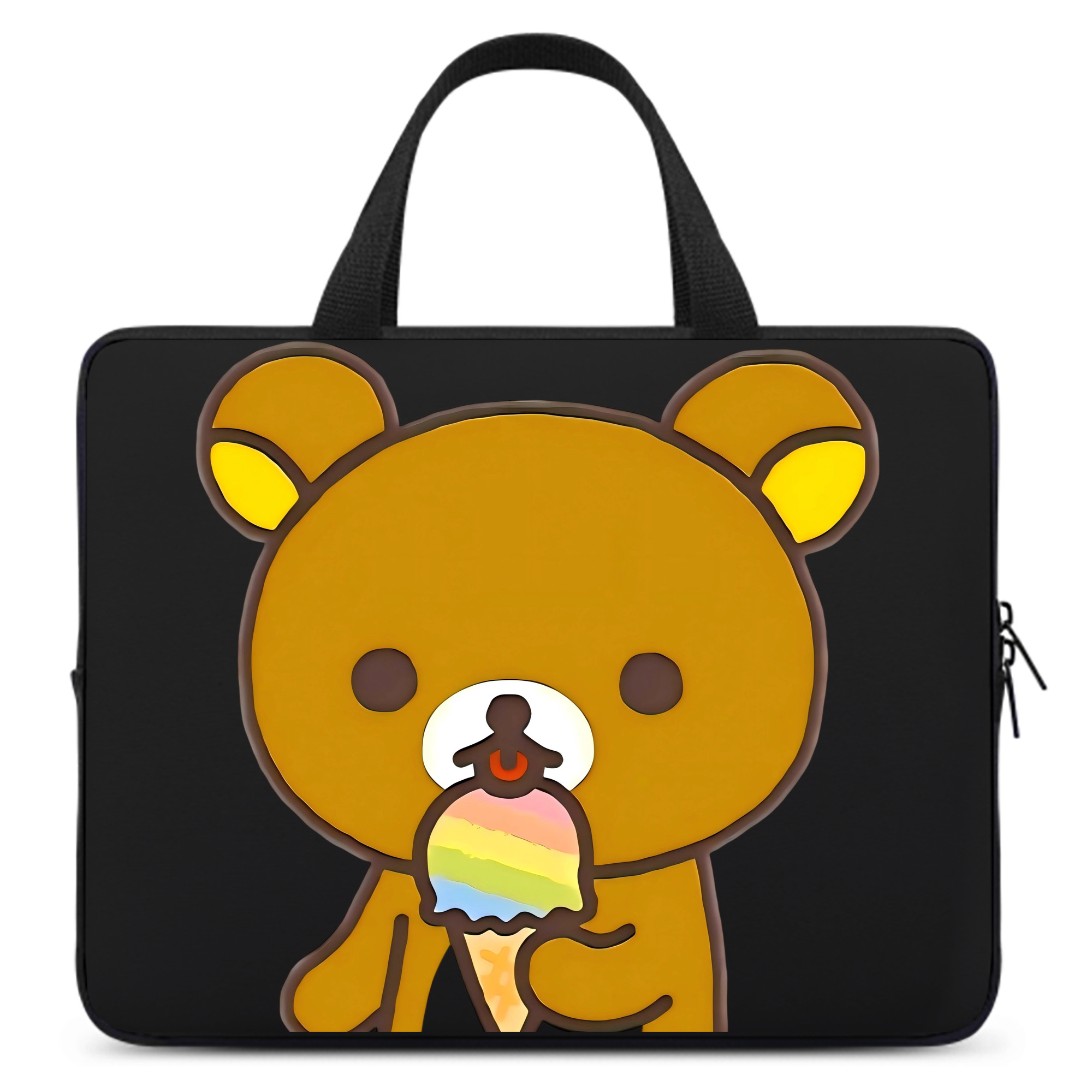 （画像用） リラックマ リラックマ キイロイトリ Rilakkuma Korilakkuma Kiiroitori 手提げノートパソコンバッグ