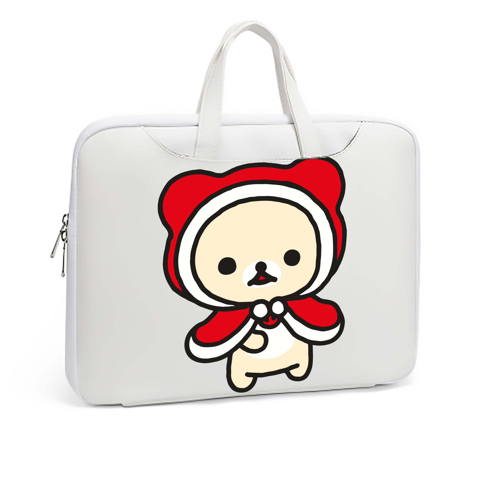 （画像用） リラックマ リラックマ キイロイトリ Rilakkuma Korilakkuma Kiiroitori レザーラップトップバッグ　ノートパソコンケース