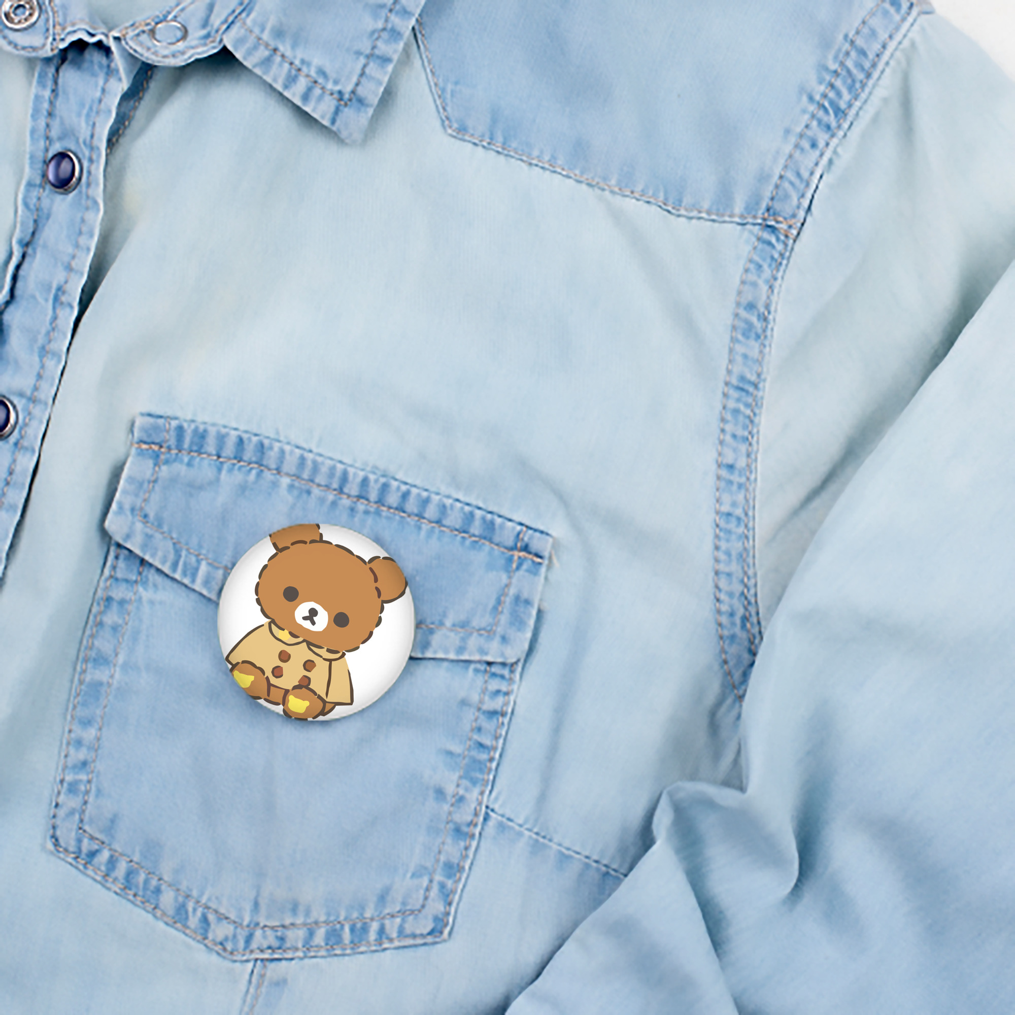 リラックマ リラックマ キイロイトリ Rilakkuma Korilakkuma Kiiroitori 6cm 缶バッジ 複数セット