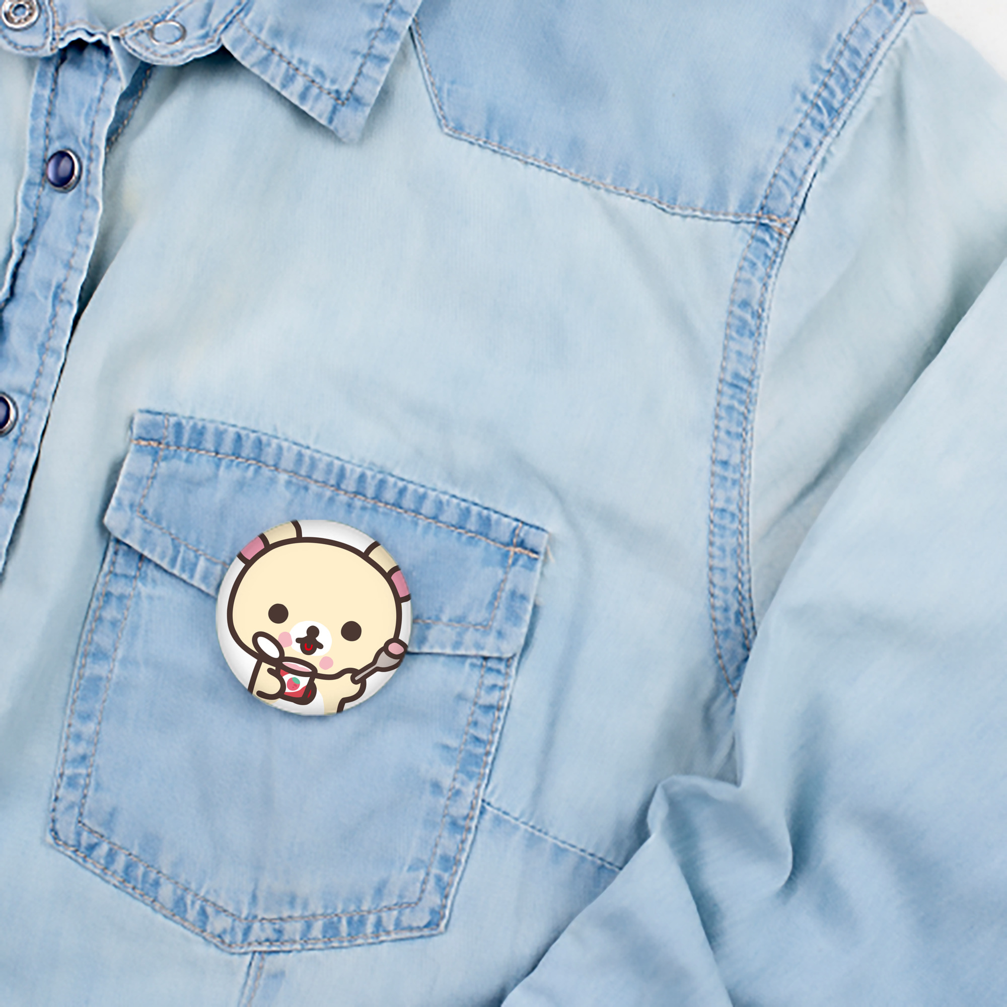 リラックマ リラックマ キイロイトリ Rilakkuma Korilakkuma Kiiroitori 6cm 缶バッジ 複数セット