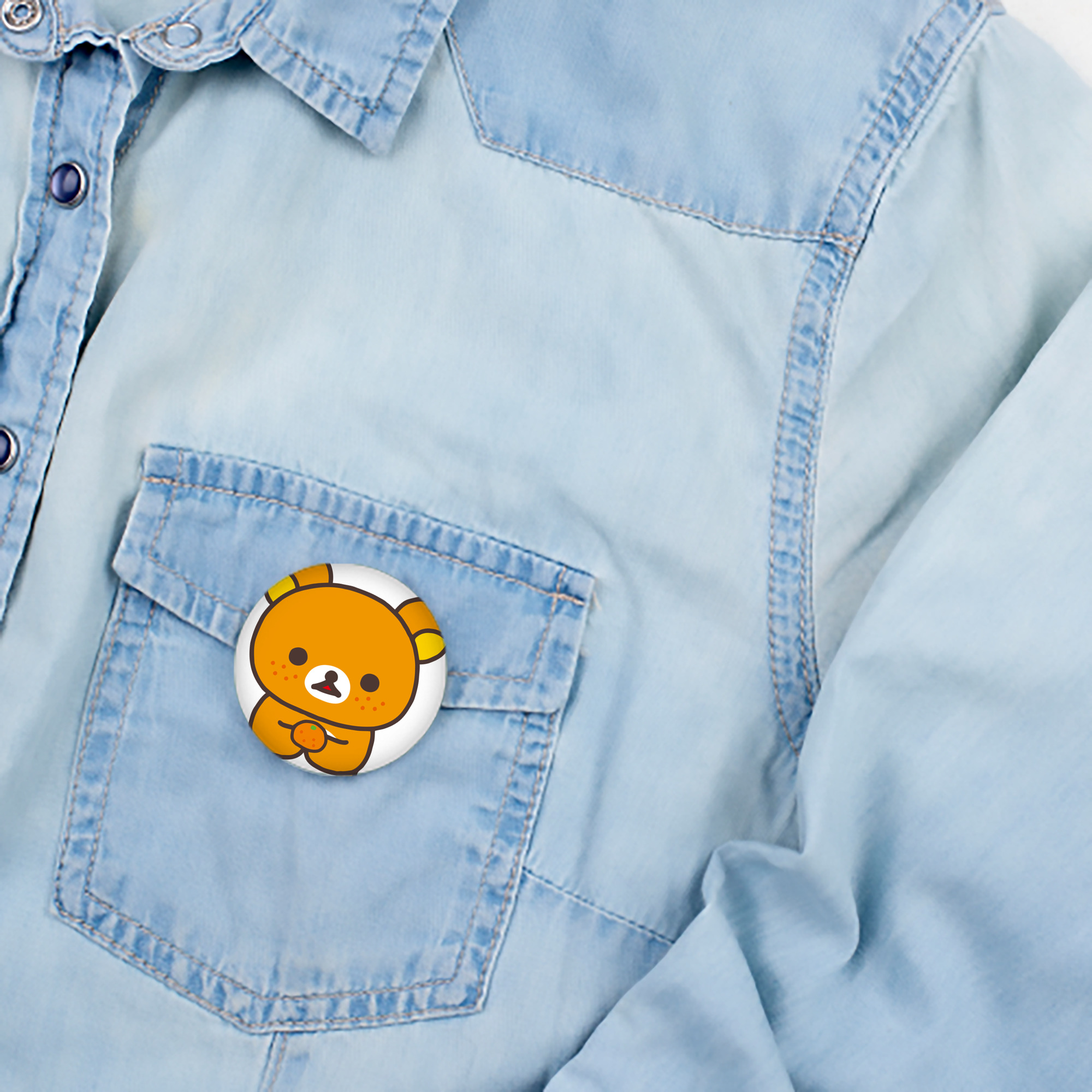 リラックマ リラックマ キイロイトリ Rilakkuma Korilakkuma Kiiroitori 6cm 缶バッジ 複数セット