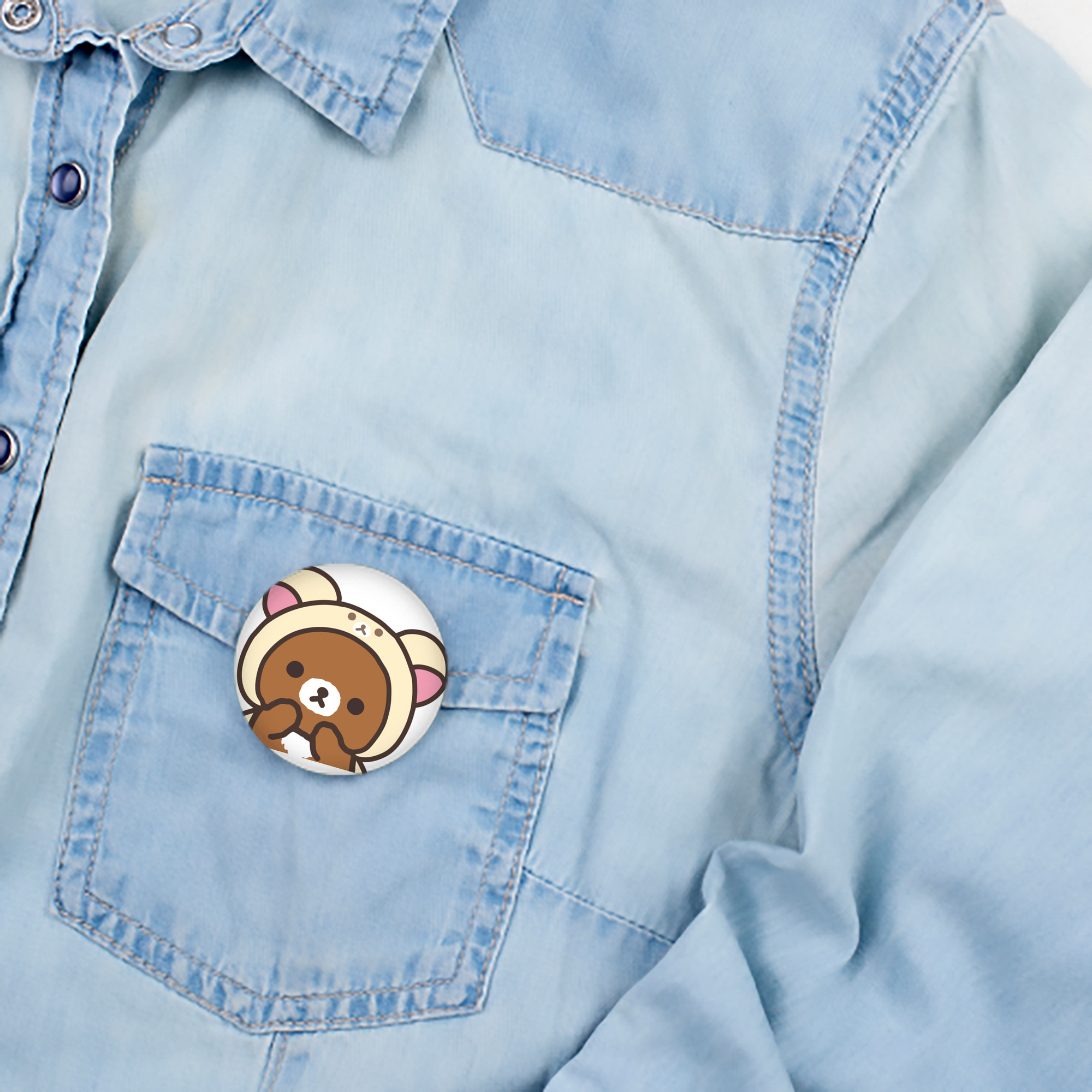 リラックマ リラックマ キイロイトリ Rilakkuma Korilakkuma Kiiroitori 6cm 缶バッジ 複数セット