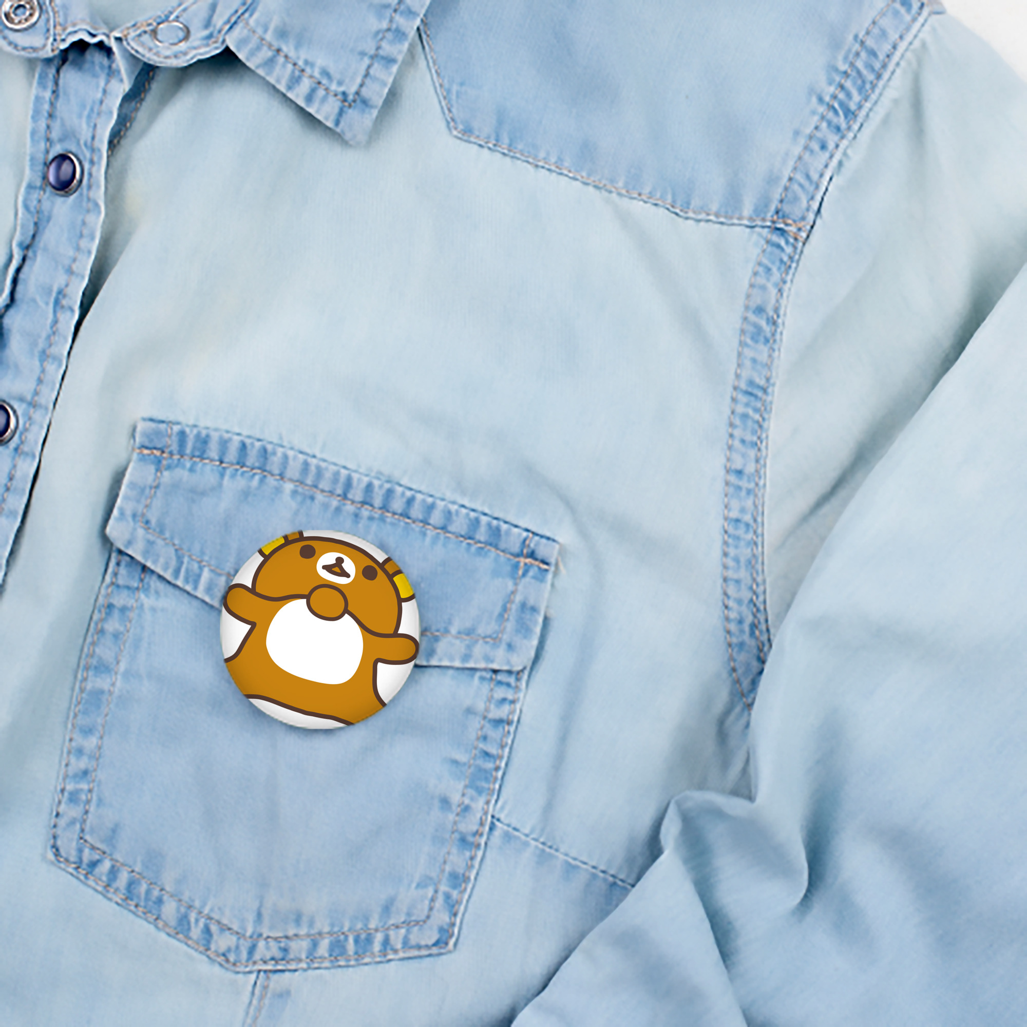 リラックマ リラックマ キイロイトリ Rilakkuma Korilakkuma Kiiroitori 6cm 缶バッジ 複数セット