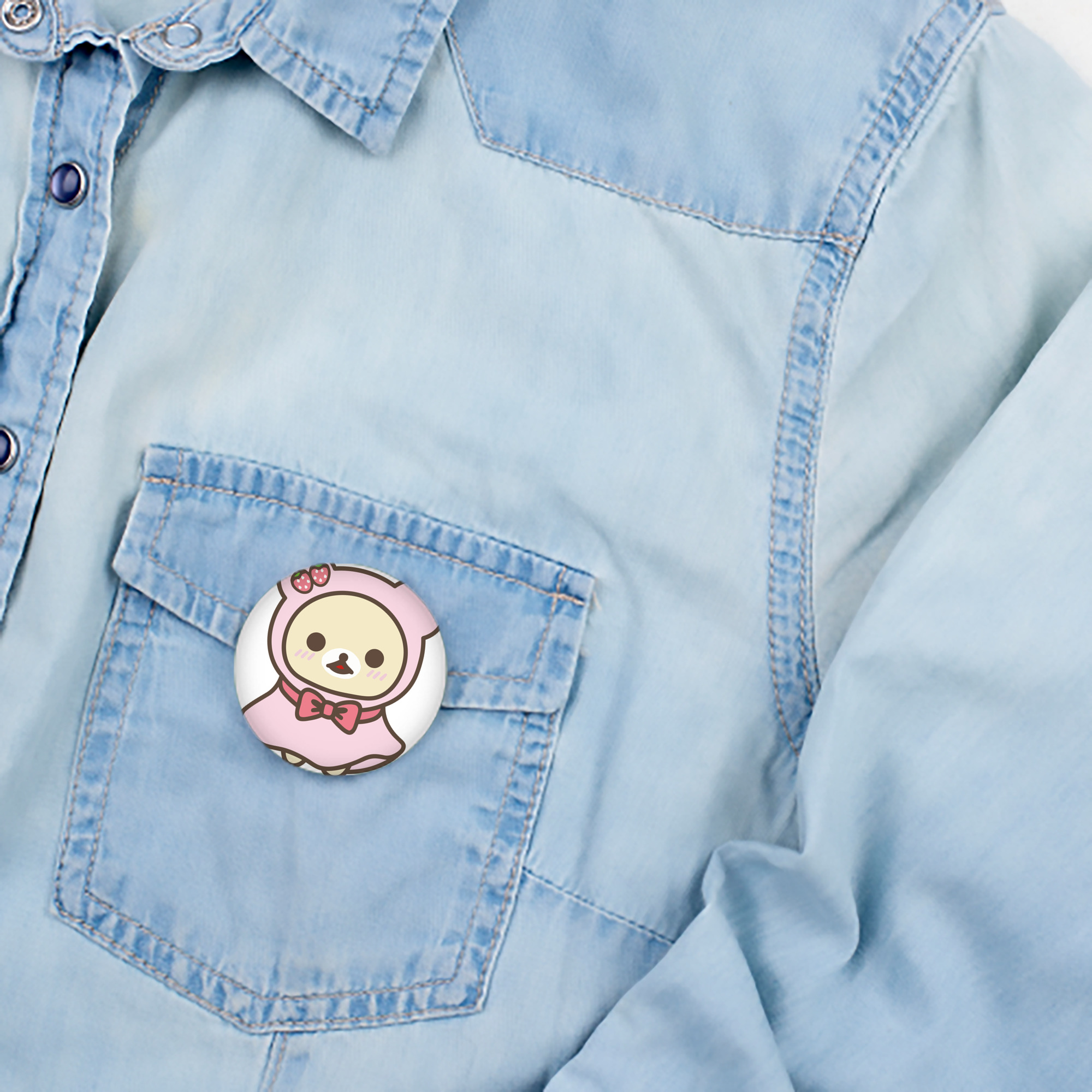 リラックマ リラックマ キイロイトリ Rilakkuma Korilakkuma Kiiroitori 6cm 缶バッジ 複数セット