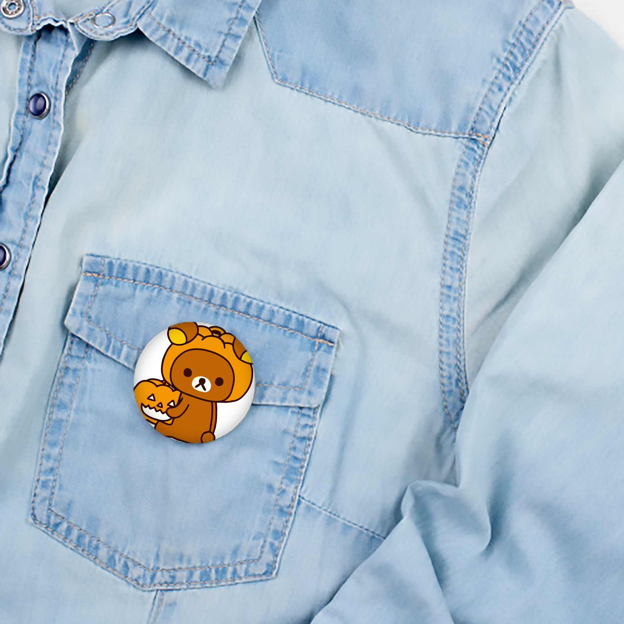 リラックマ リラックマ キイロイトリ Rilakkuma Korilakkuma Kiiroitori 6cm 缶バッジ 複数セット
