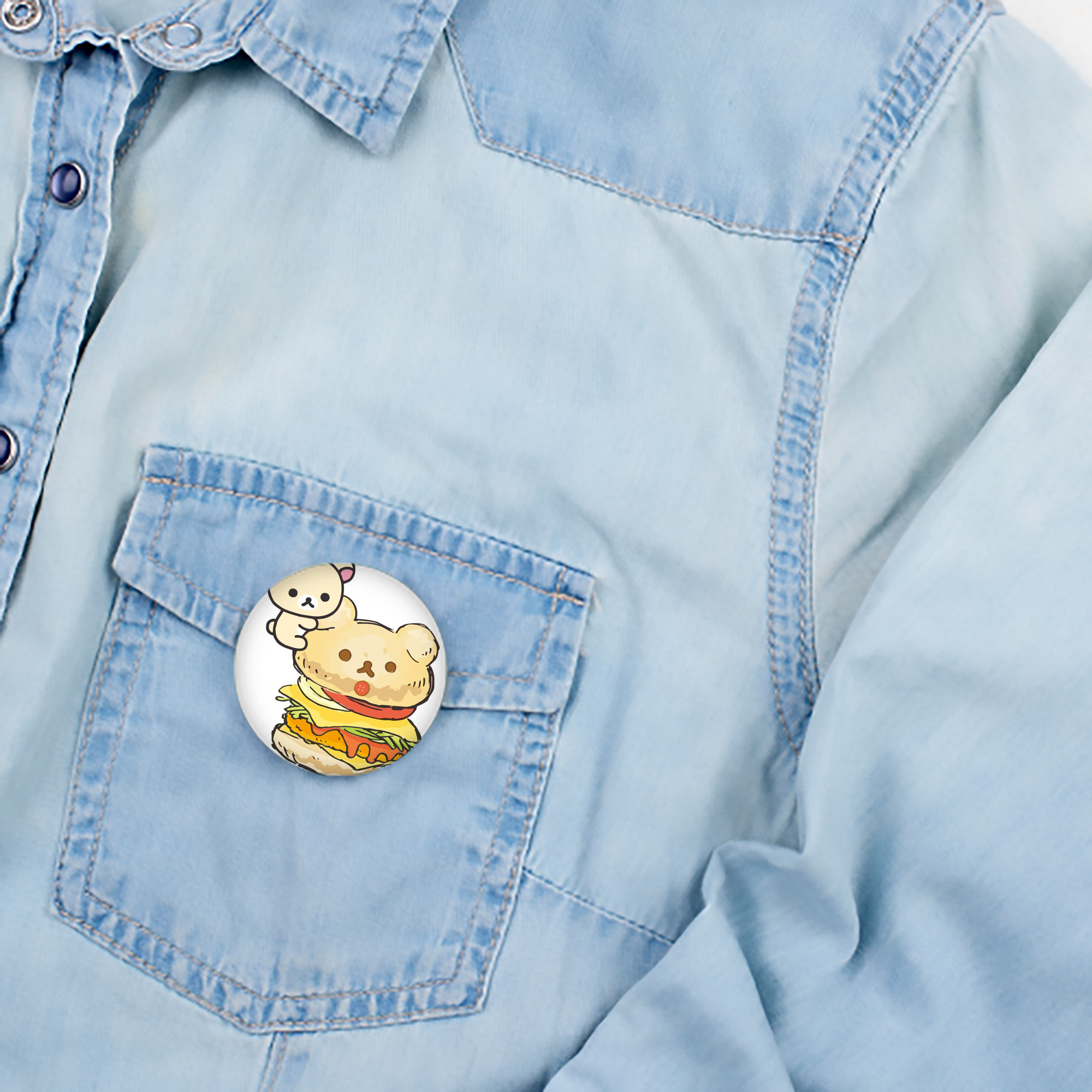 リラックマ リラックマ キイロイトリ Rilakkuma Korilakkuma Kiiroitori 6cm 缶バッジ 複数セット