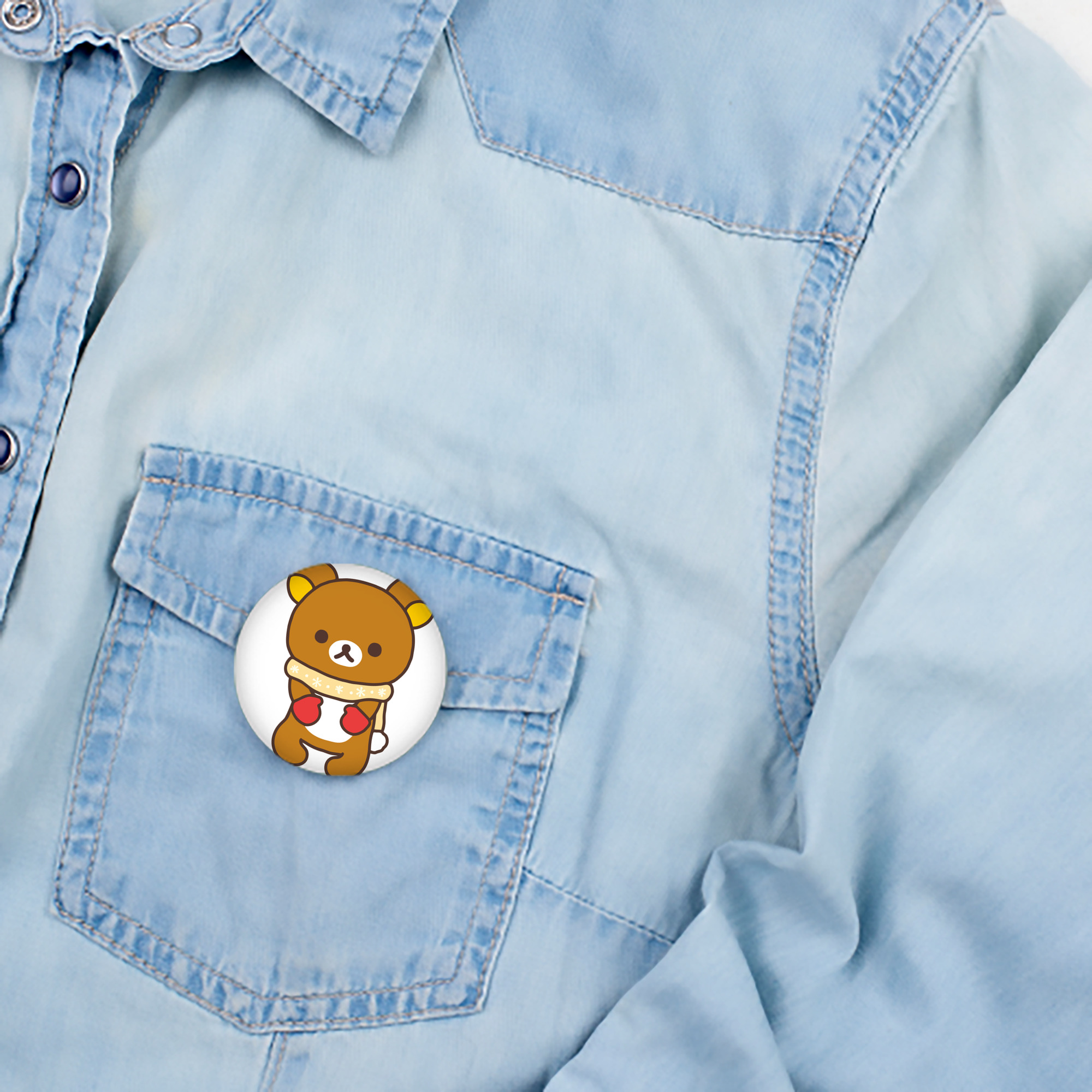 リラックマ リラックマ キイロイトリ Rilakkuma Korilakkuma Kiiroitori 6cm 缶バッジ 複数セット