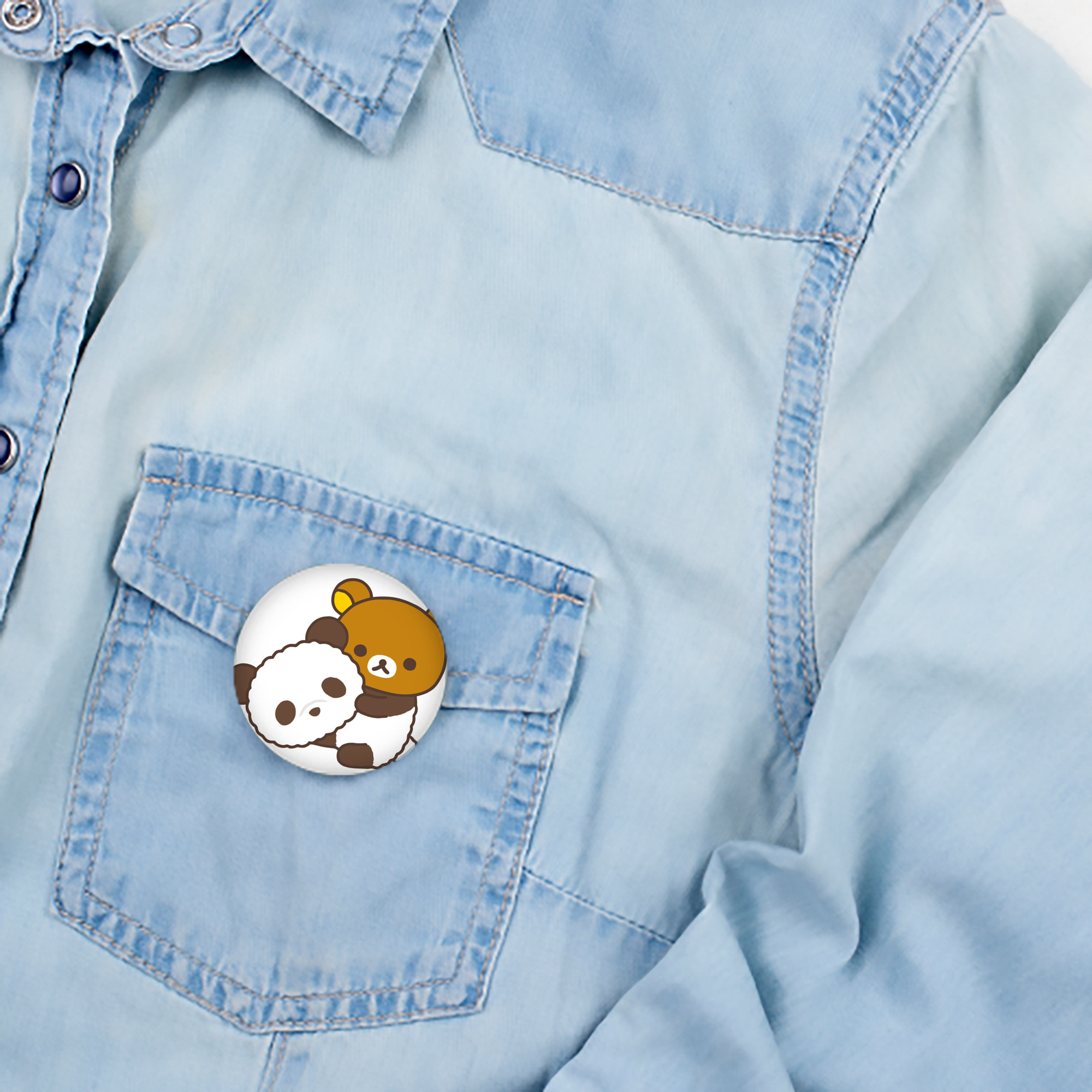 リラックマ リラックマ キイロイトリ Rilakkuma Korilakkuma Kiiroitori 6cm 缶バッジ 複数セット