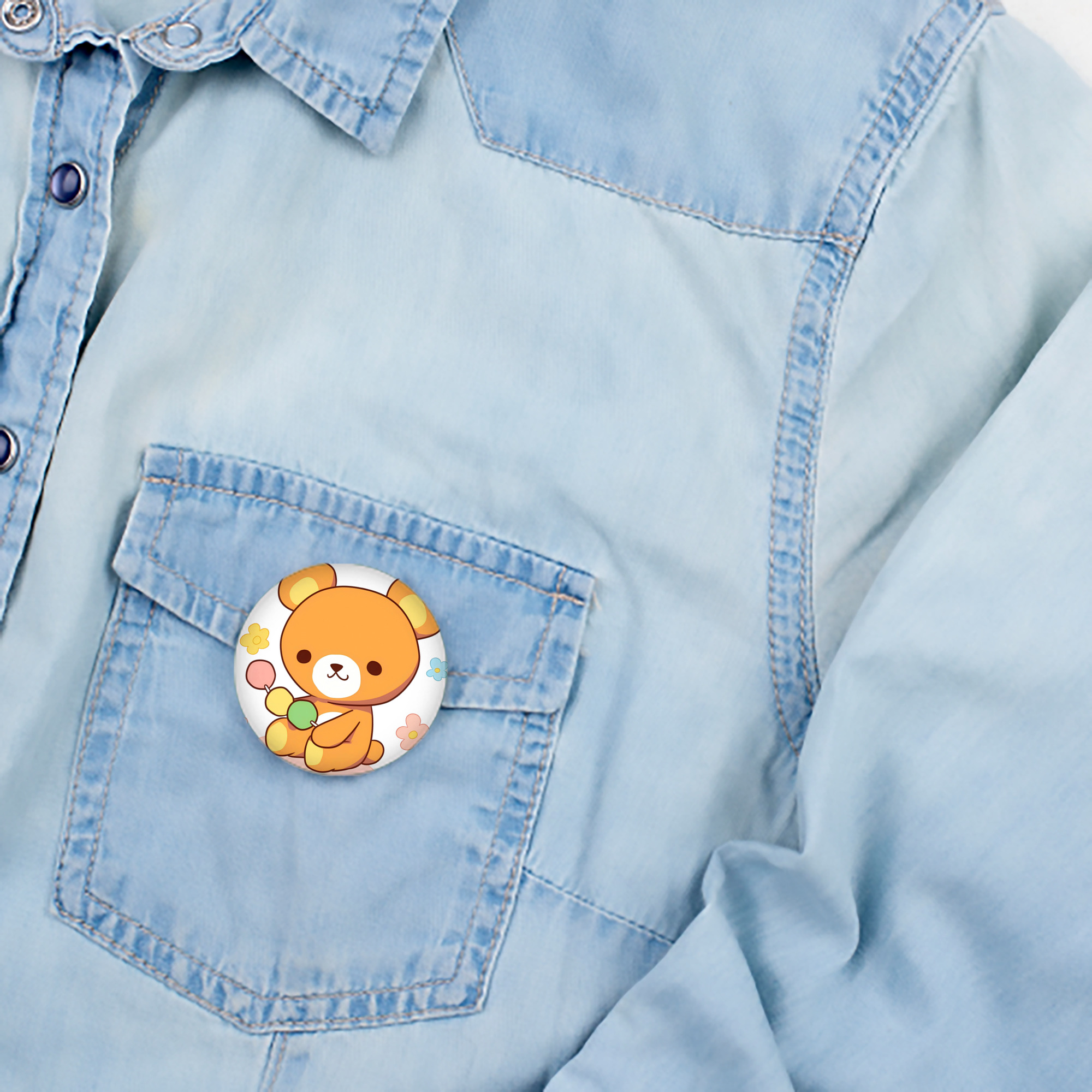 リラックマ リラックマ キイロイトリ Rilakkuma Korilakkuma Kiiroitori 6cm 缶バッジ 複数セット