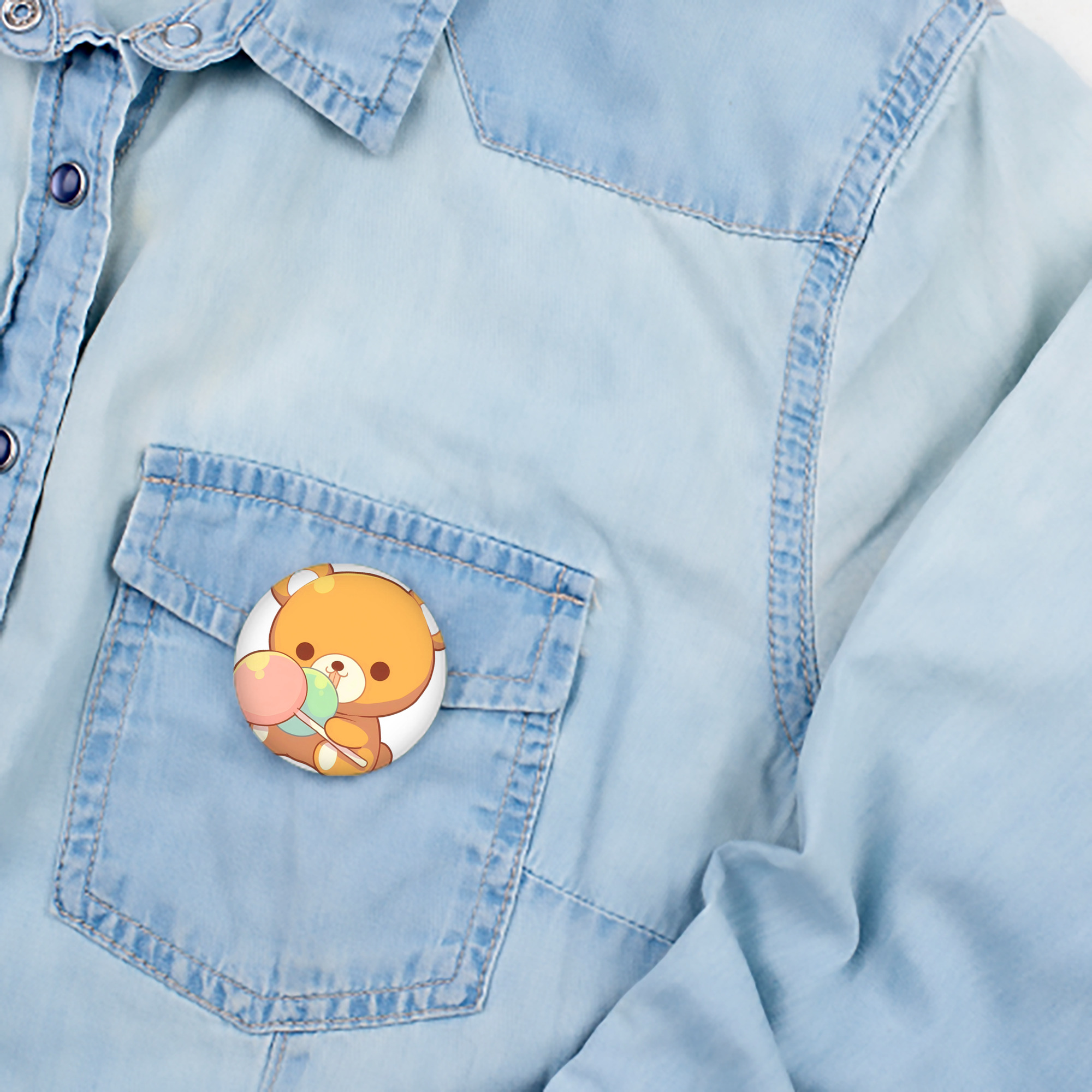 リラックマ リラックマ キイロイトリ Rilakkuma Korilakkuma Kiiroitori 6cm 缶バッジ 複数セット