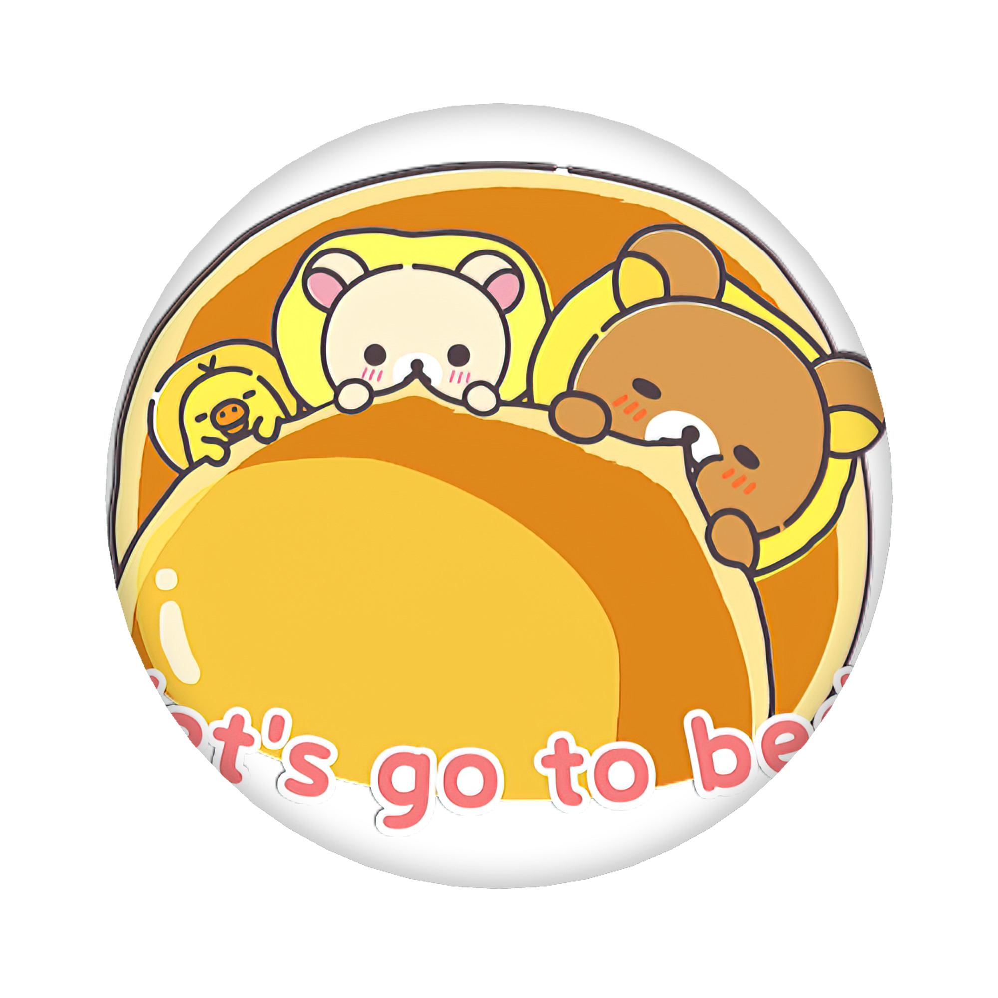 （画像用） リラックマ リラックマ キイロイトリ Rilakkuma Korilakkuma Kiiroitori 6cm 缶バッジ 複数セット