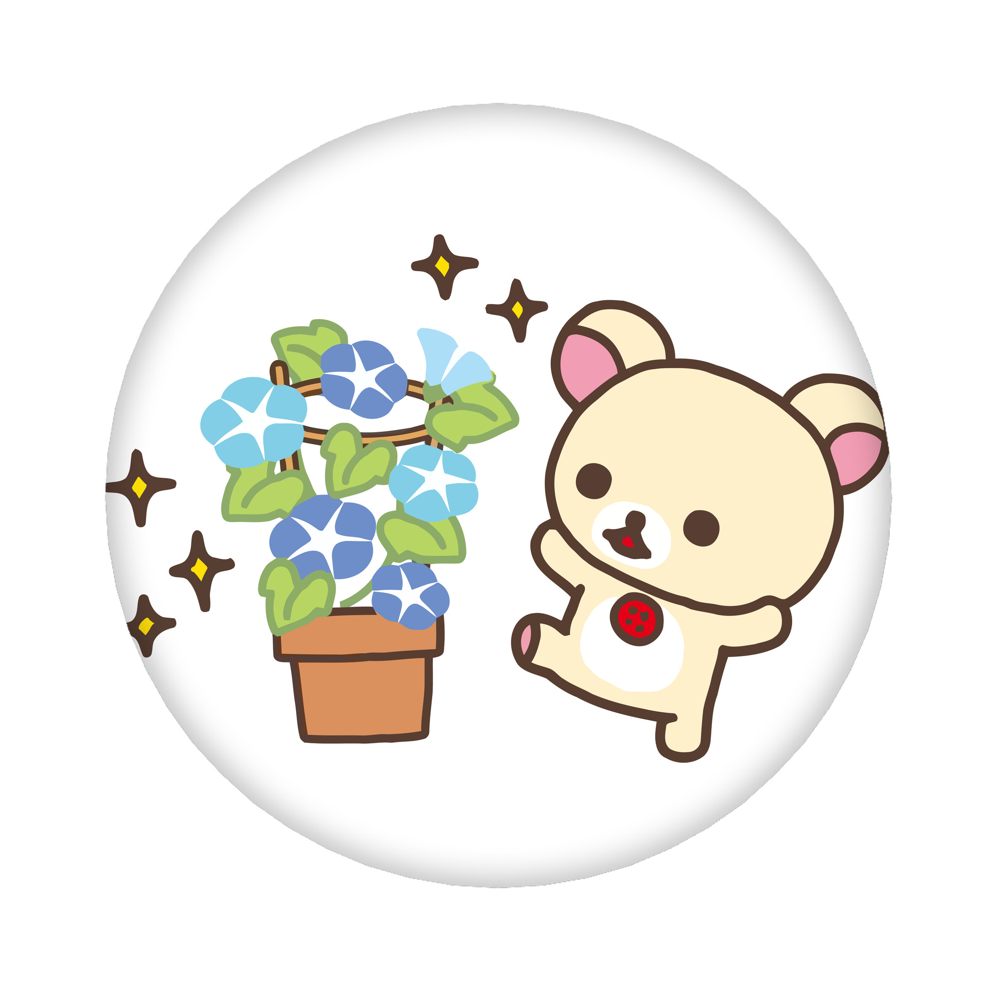 （画像用） リラックマ リラックマ キイロイトリ Rilakkuma Korilakkuma Kiiroitori 6cm 缶バッジ 複数セット