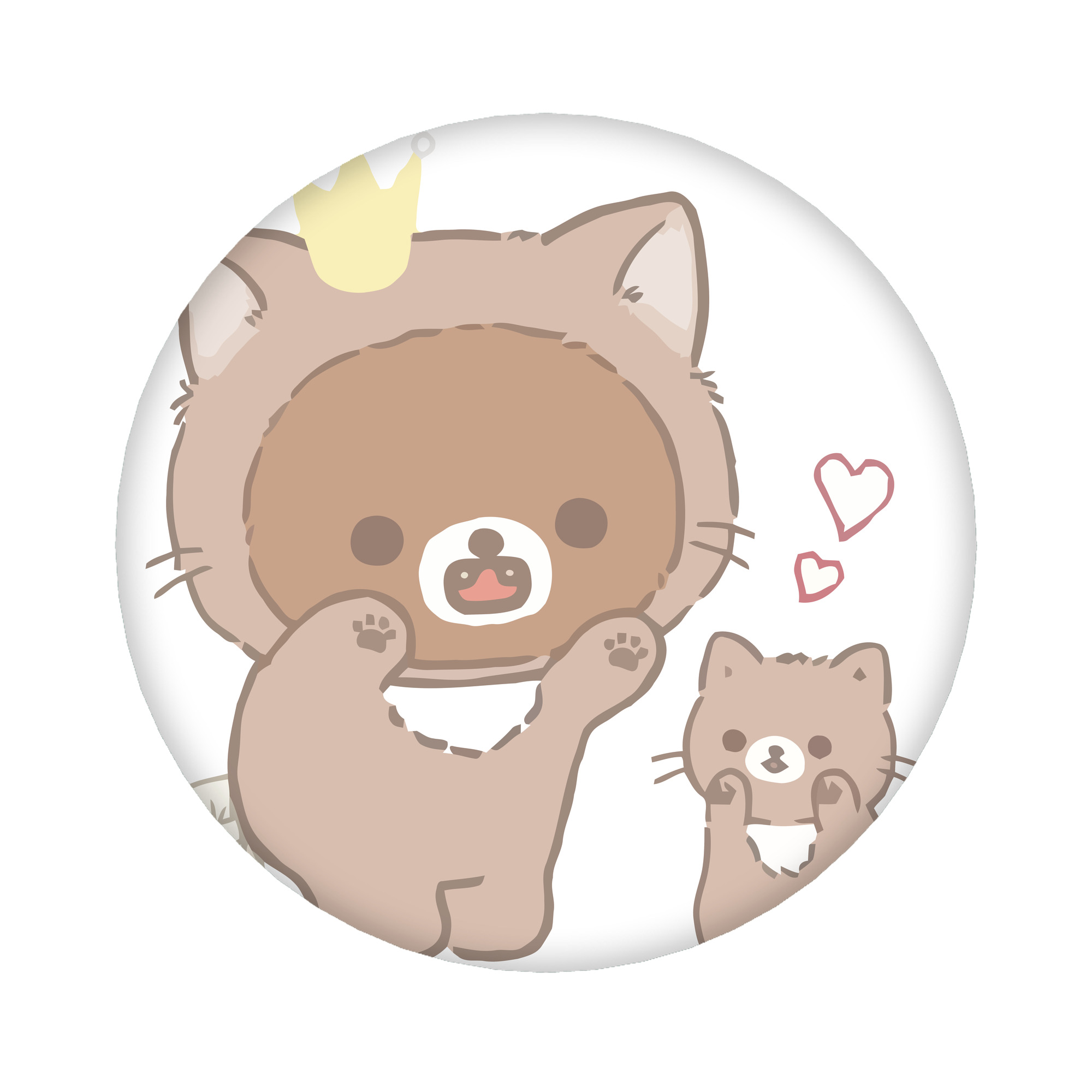 （画像用） リラックマ リラックマ キイロイトリ Rilakkuma Korilakkuma Kiiroitori 6cm 缶バッジ 複数セット