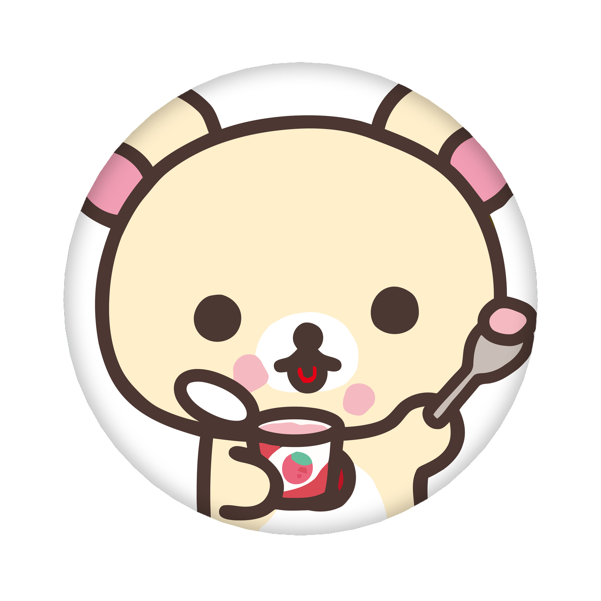 （画像用） リラックマ リラックマ キイロイトリ Rilakkuma Korilakkuma Kiiroitori 6cm 缶バッジ 複数セット