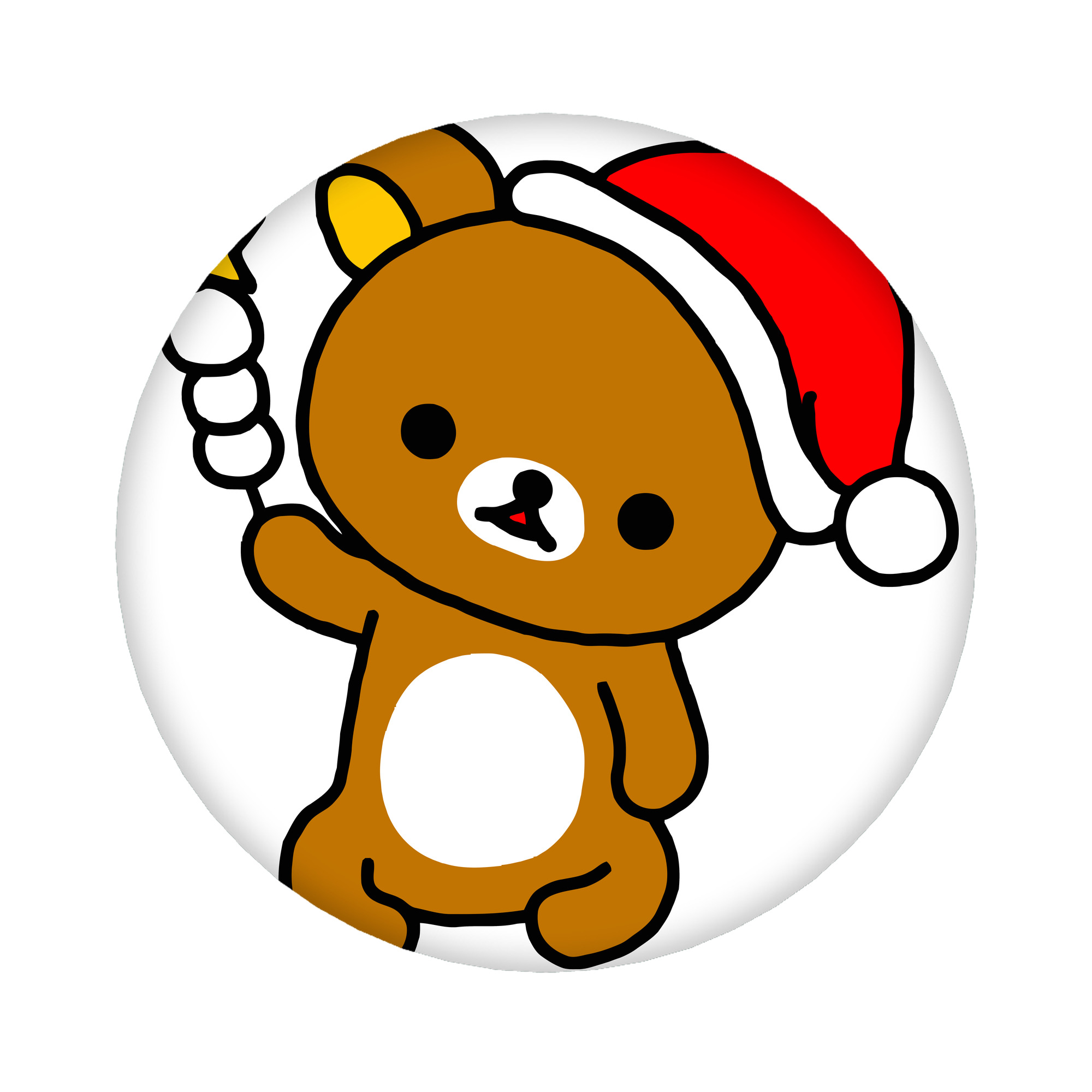 （画像用） リラックマ リラックマ キイロイトリ Rilakkuma Korilakkuma Kiiroitori 6cm 缶バッジ 複数セット