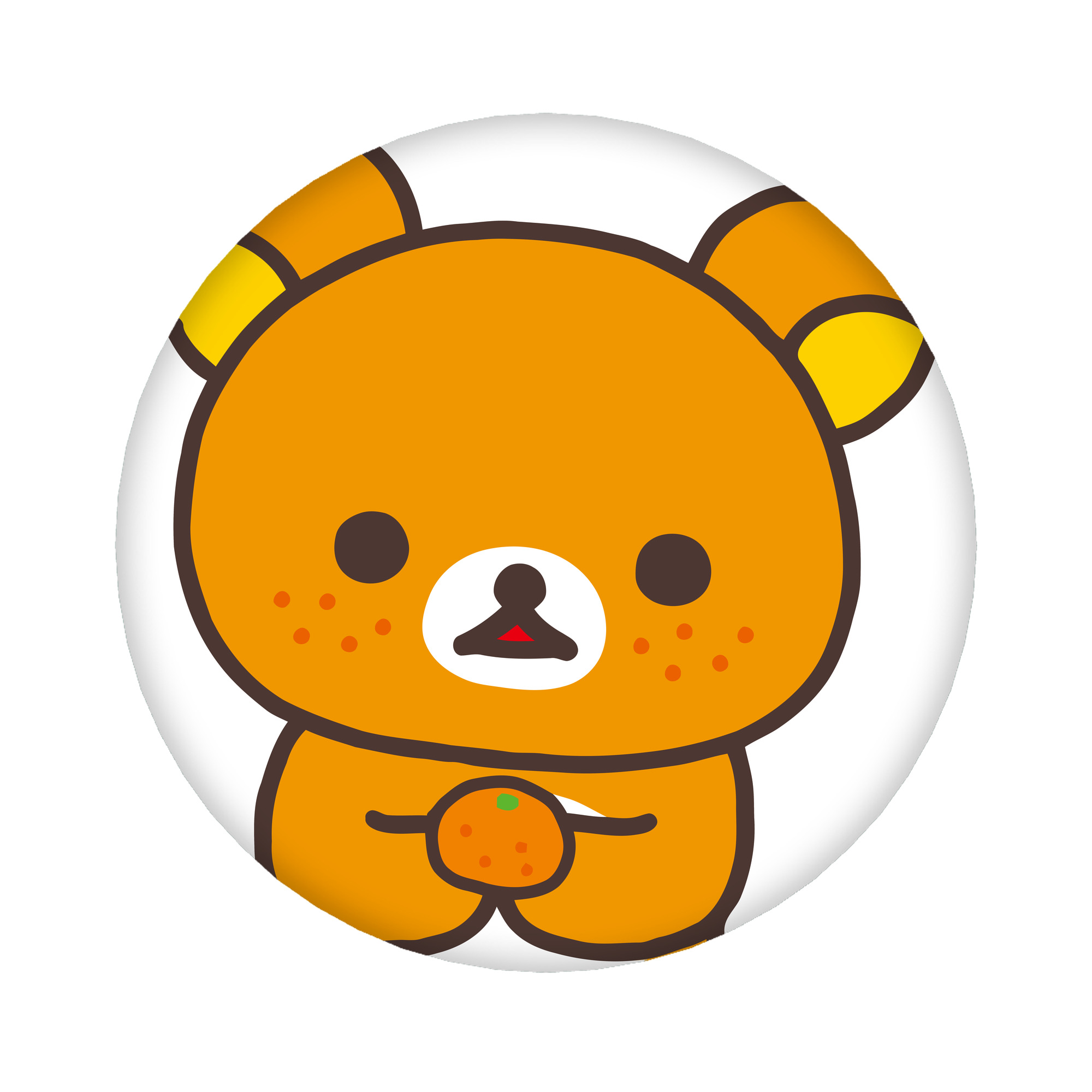 （画像用） リラックマ リラックマ キイロイトリ Rilakkuma Korilakkuma Kiiroitori 6cm 缶バッジ 複数セット