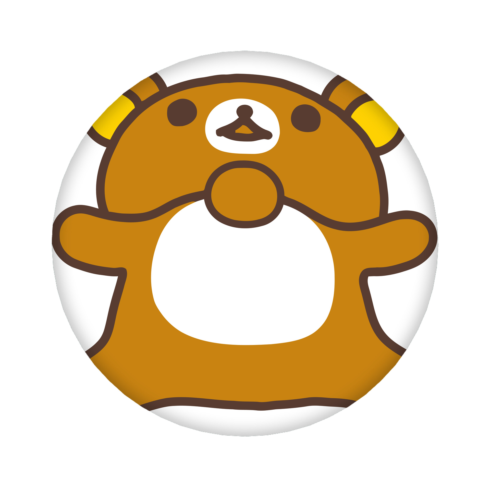 （画像用） リラックマ リラックマ キイロイトリ Rilakkuma Korilakkuma Kiiroitori 6cm 缶バッジ 複数セット