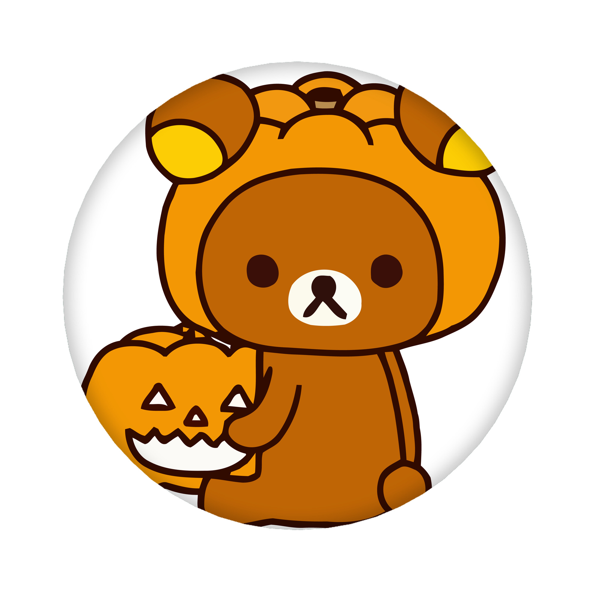 （画像用） リラックマ リラックマ キイロイトリ Rilakkuma Korilakkuma Kiiroitori 6cm 缶バッジ 複数セット