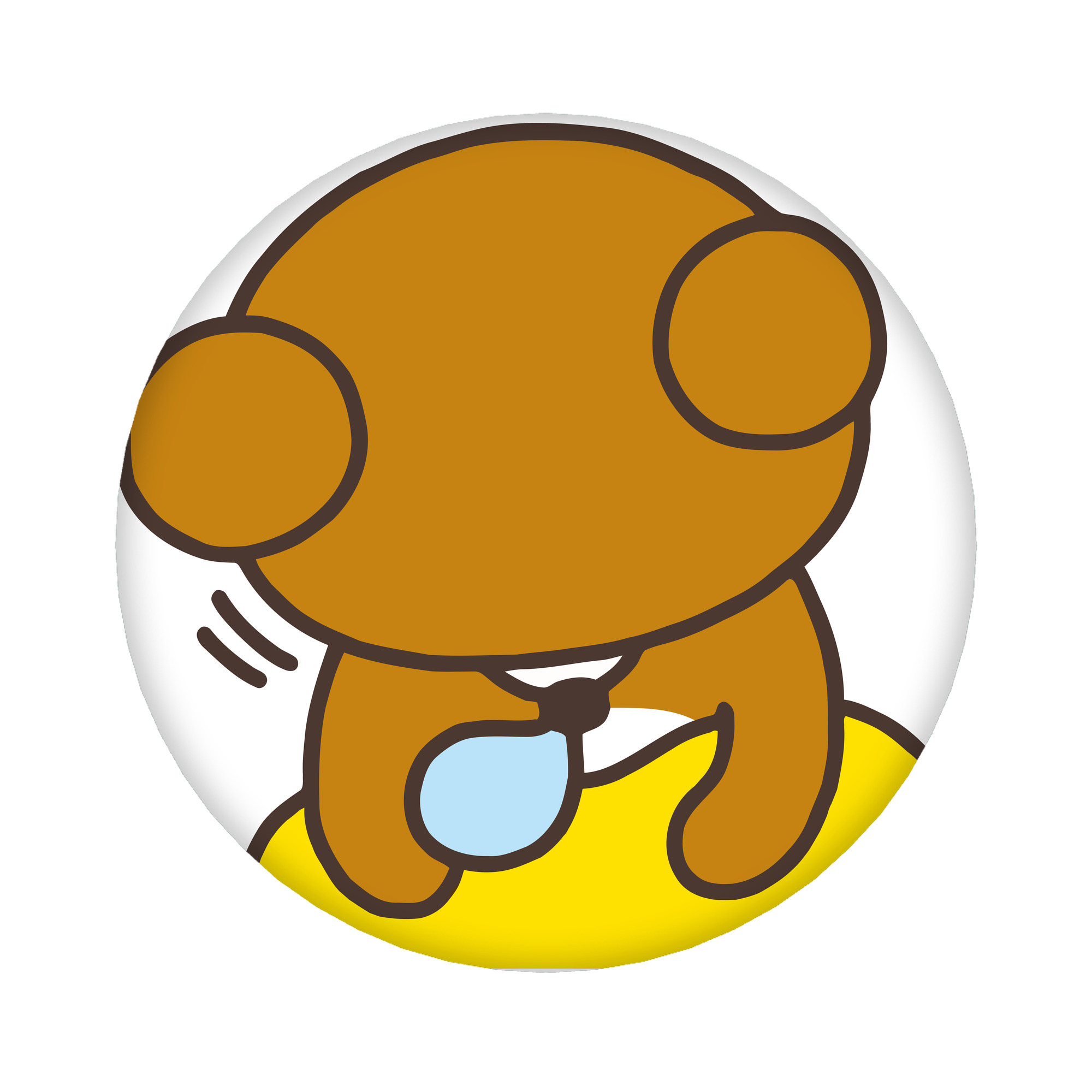 （画像用） リラックマ リラックマ キイロイトリ Rilakkuma Korilakkuma Kiiroitori 6cm 缶バッジ 複数セット
