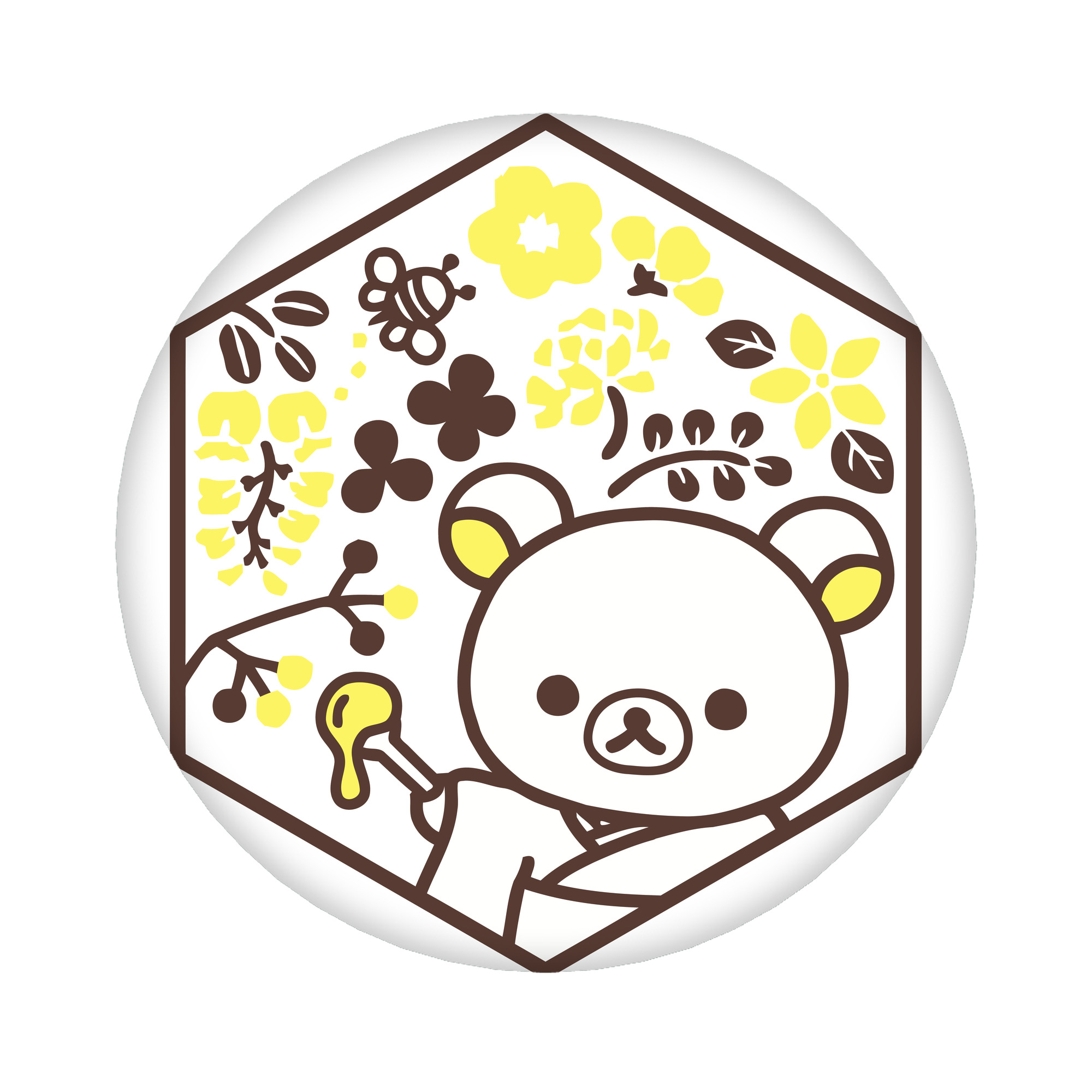 （画像用） リラックマ リラックマ キイロイトリ Rilakkuma Korilakkuma Kiiroitori 6cm 缶バッジ 複数セット