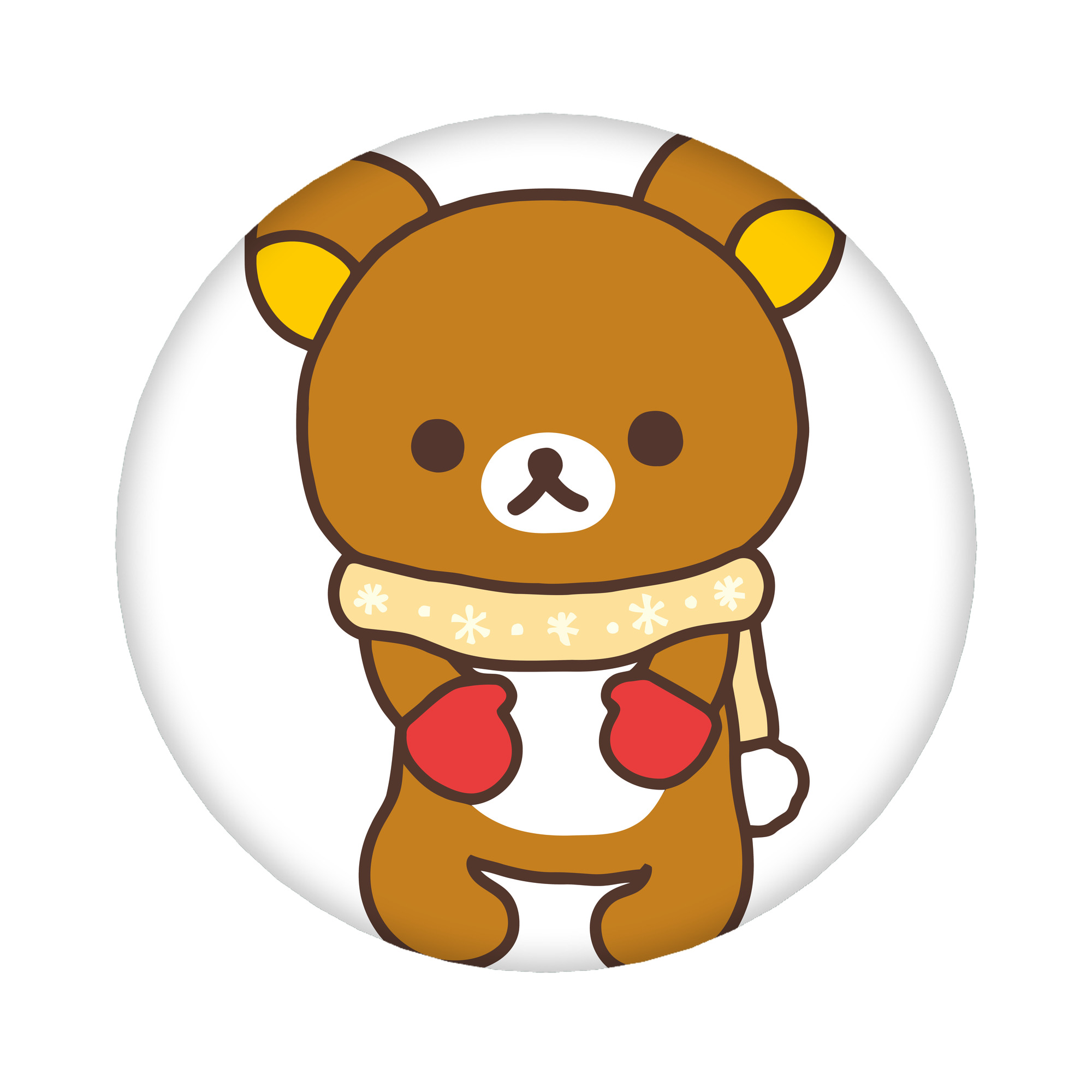 （画像用） リラックマ リラックマ キイロイトリ Rilakkuma Korilakkuma Kiiroitori 6cm 缶バッジ 複数セット