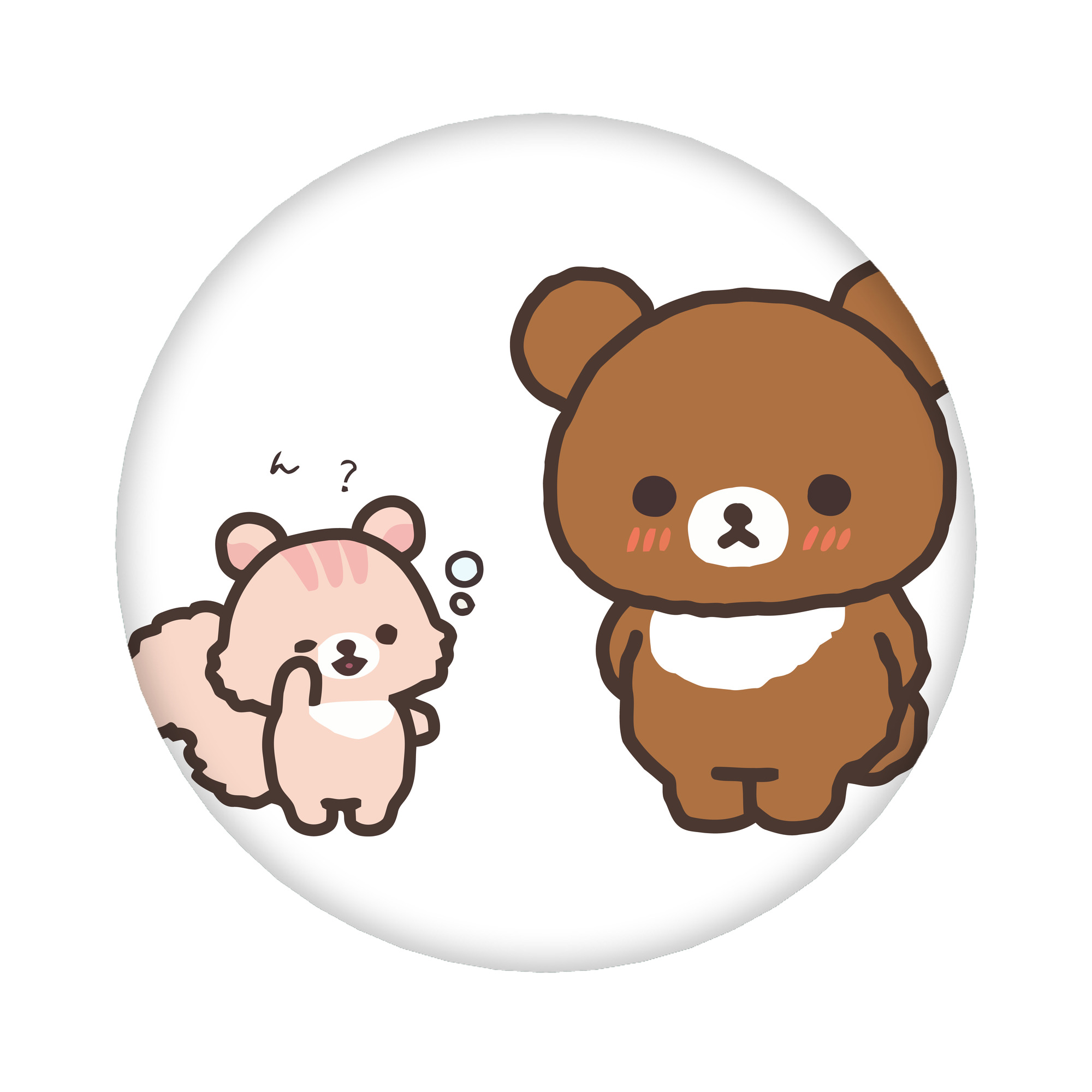 （画像用） リラックマ リラックマ キイロイトリ Rilakkuma Korilakkuma Kiiroitori 6cm 缶バッジ 複数セット