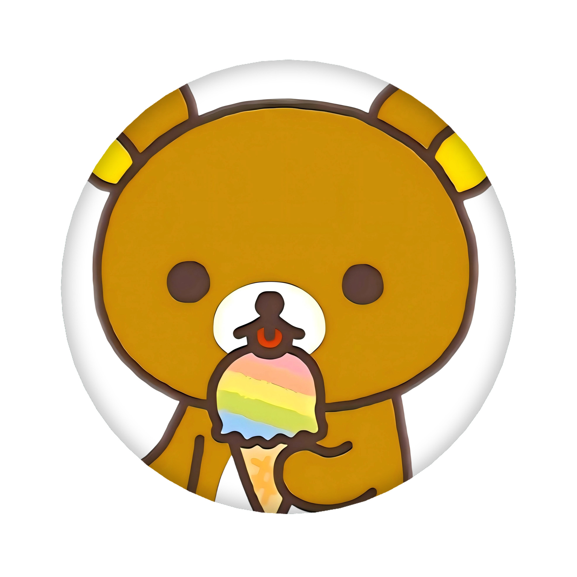 （画像用） リラックマ リラックマ キイロイトリ Rilakkuma Korilakkuma Kiiroitori 6cm 缶バッジ 複数セット