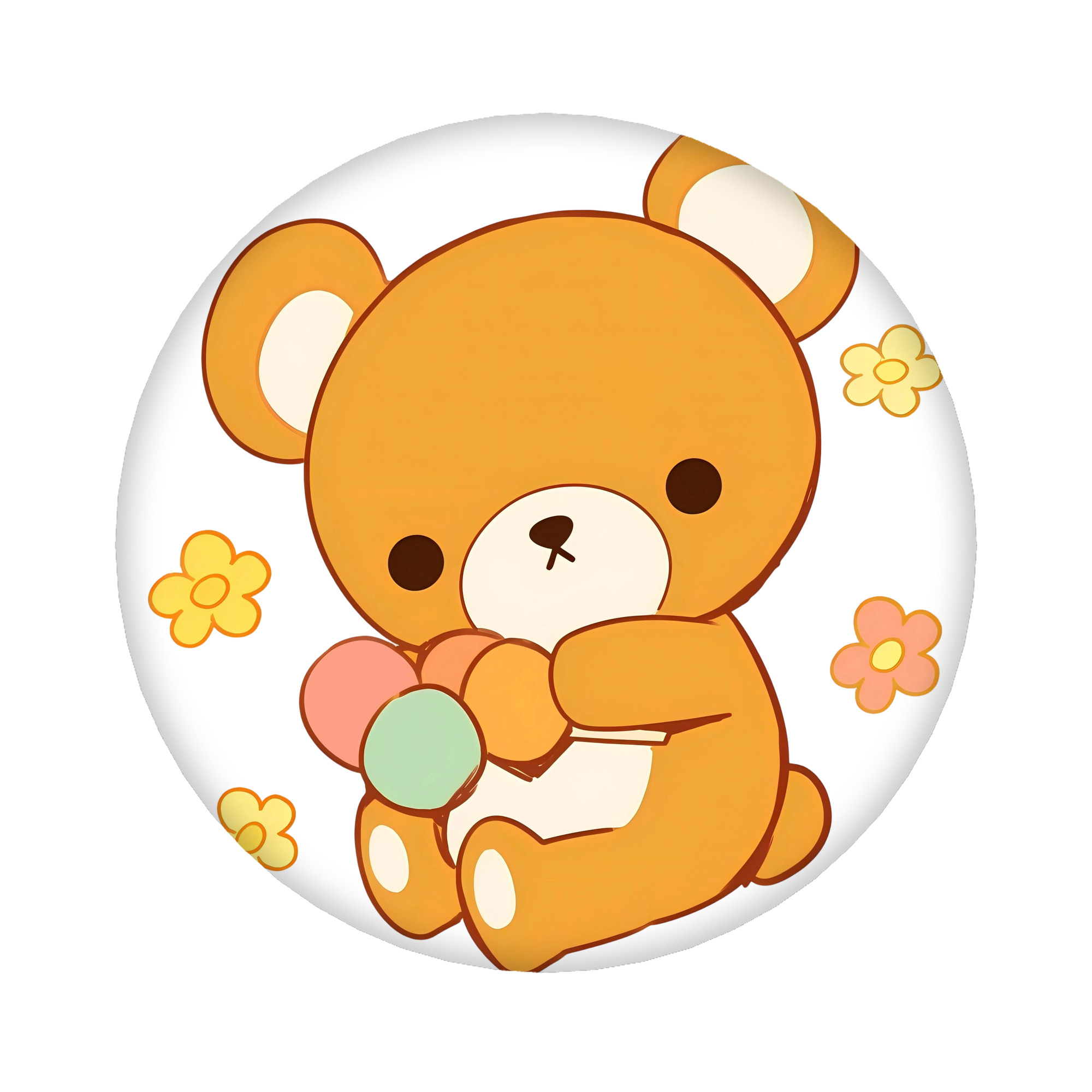 （画像用） リラックマ リラックマ キイロイトリ Rilakkuma Korilakkuma Kiiroitori 6cm 缶バッジ 複数セット